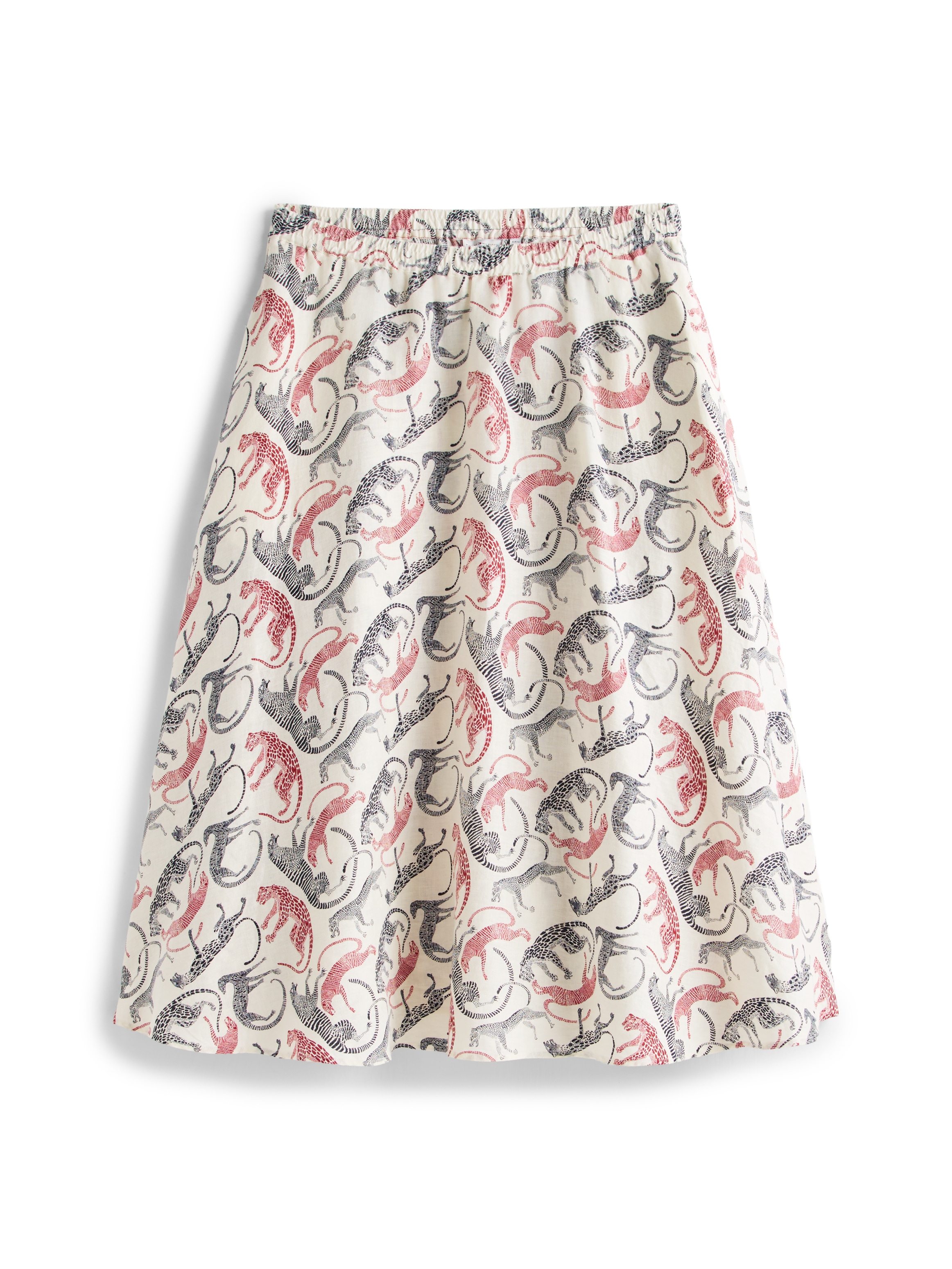 Tommy Hilfiger Curve A-Linien-Rock »CRV ESS LINEN FLARE SKIRT« in grossen Grössen, in ausgestellter Form