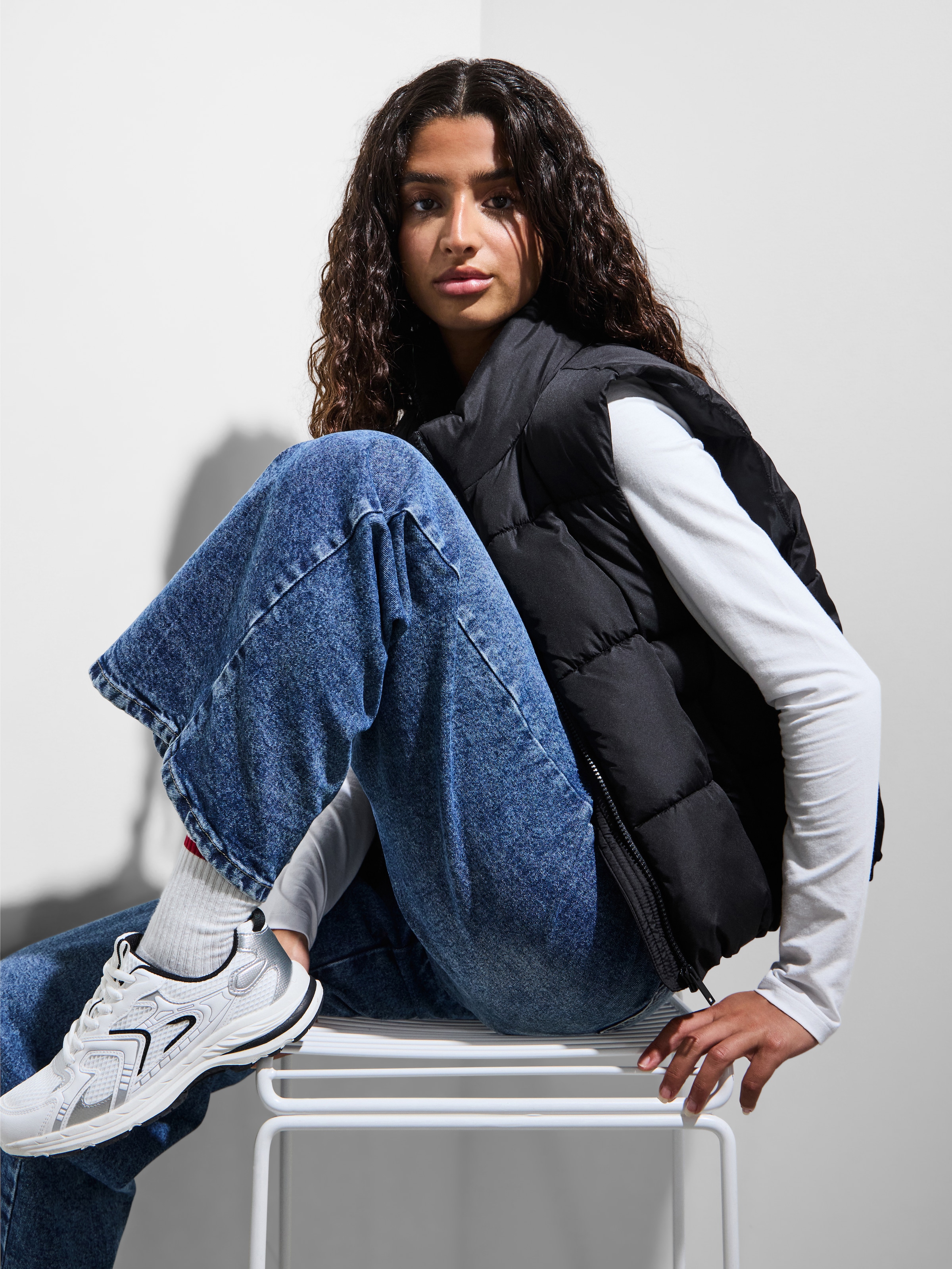 pieces Gilet matelassé »PCBEE NEW SHORT PUFFER VEST NOOS BC« fibre synthétique