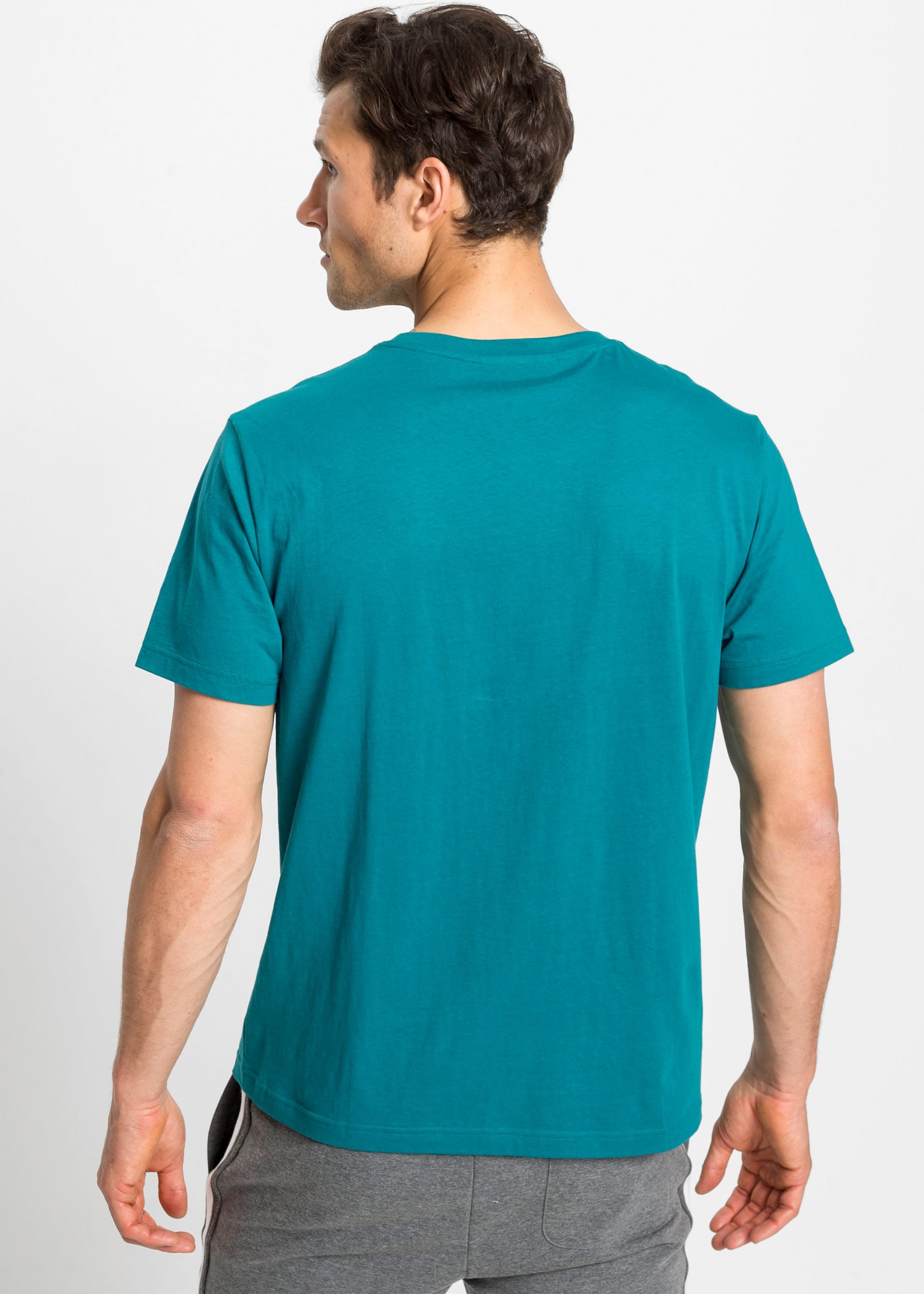 bonprix T-shirt »T-Shirt (3er Pack)« Packung, 3, 3 cuis T-Shirt (3er Pack) mit Rundhalsausschnitt