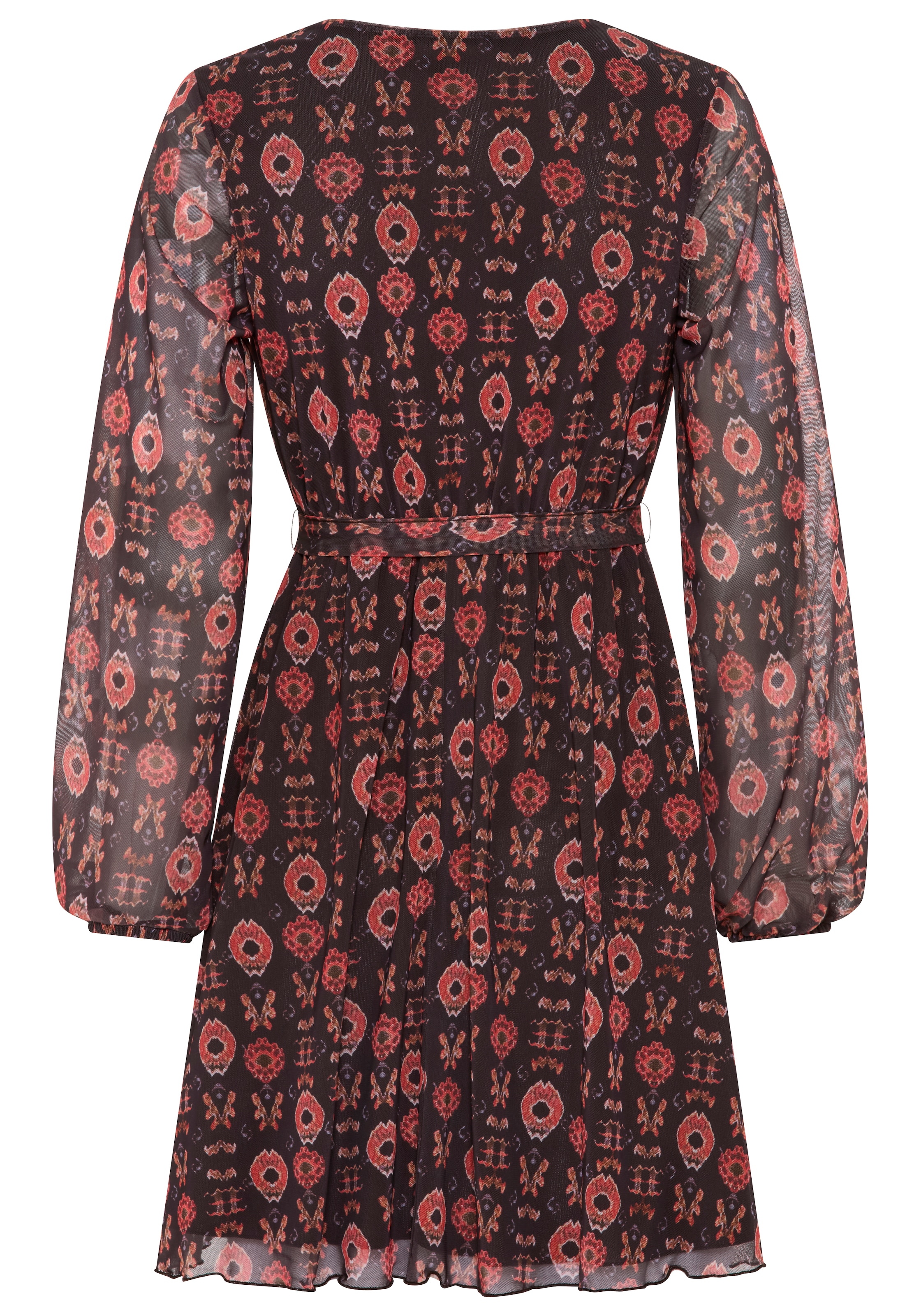 Tamaris Robe en maille »mit taillierter Passform und modischem Muster« en longueur mini moderne