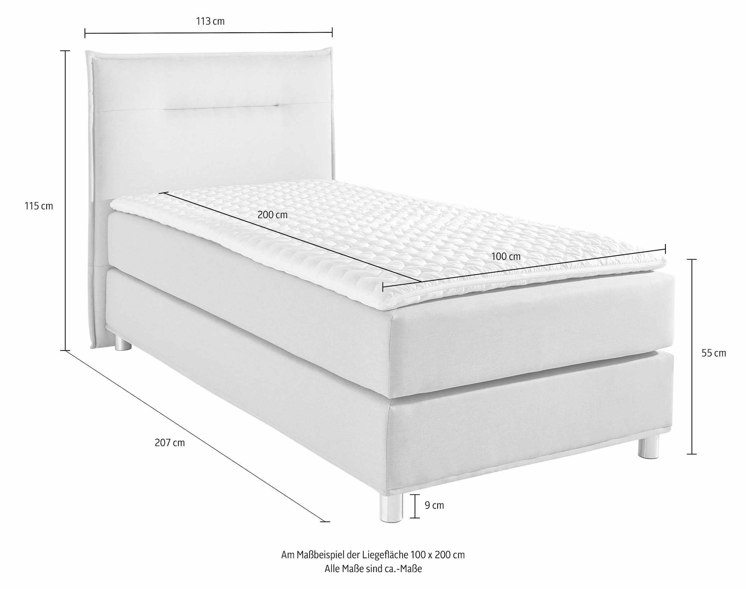 Maintal Lit boxspring inkl. Topper
