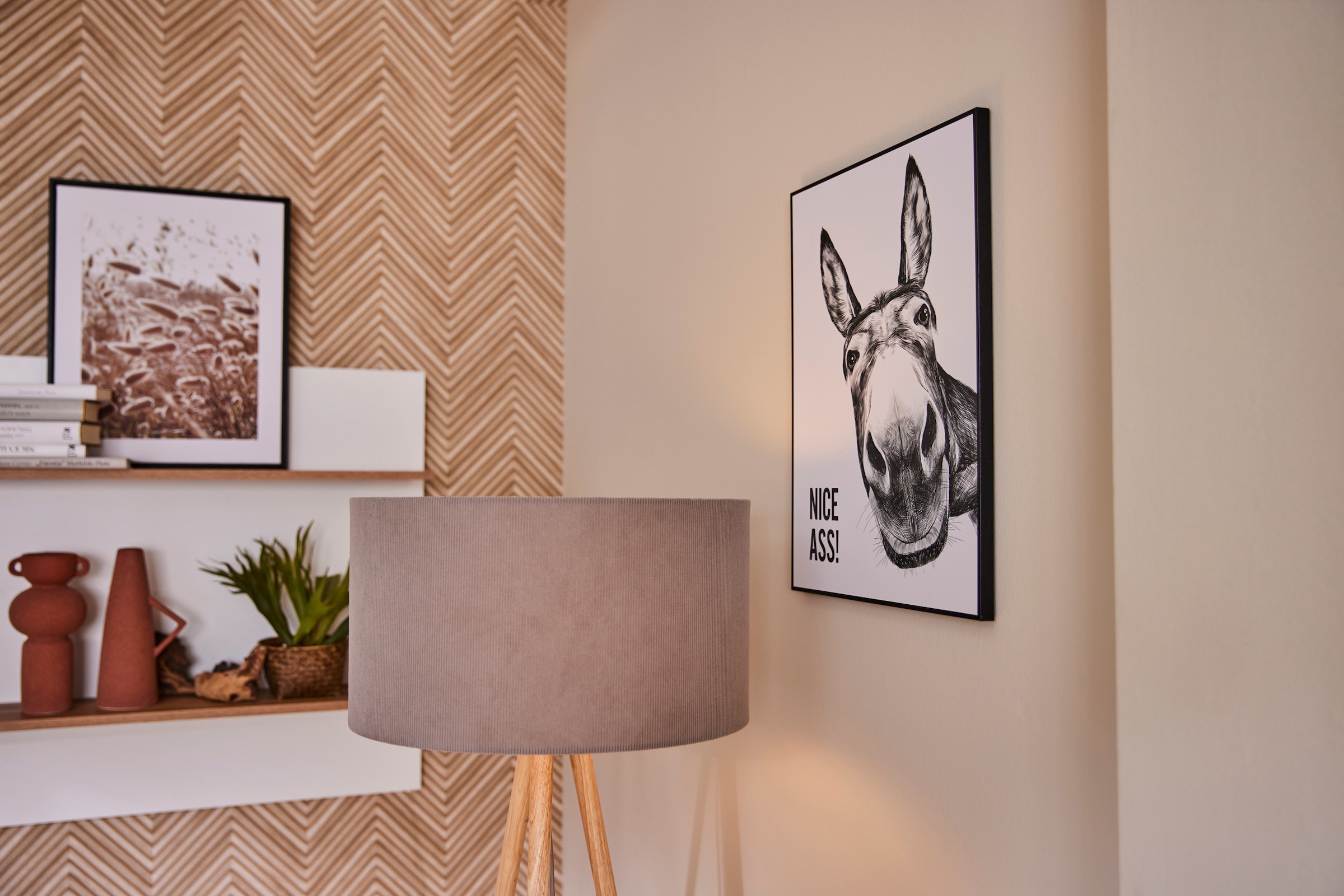 Reinders! Bild mit Rahmen »Nice Ass«