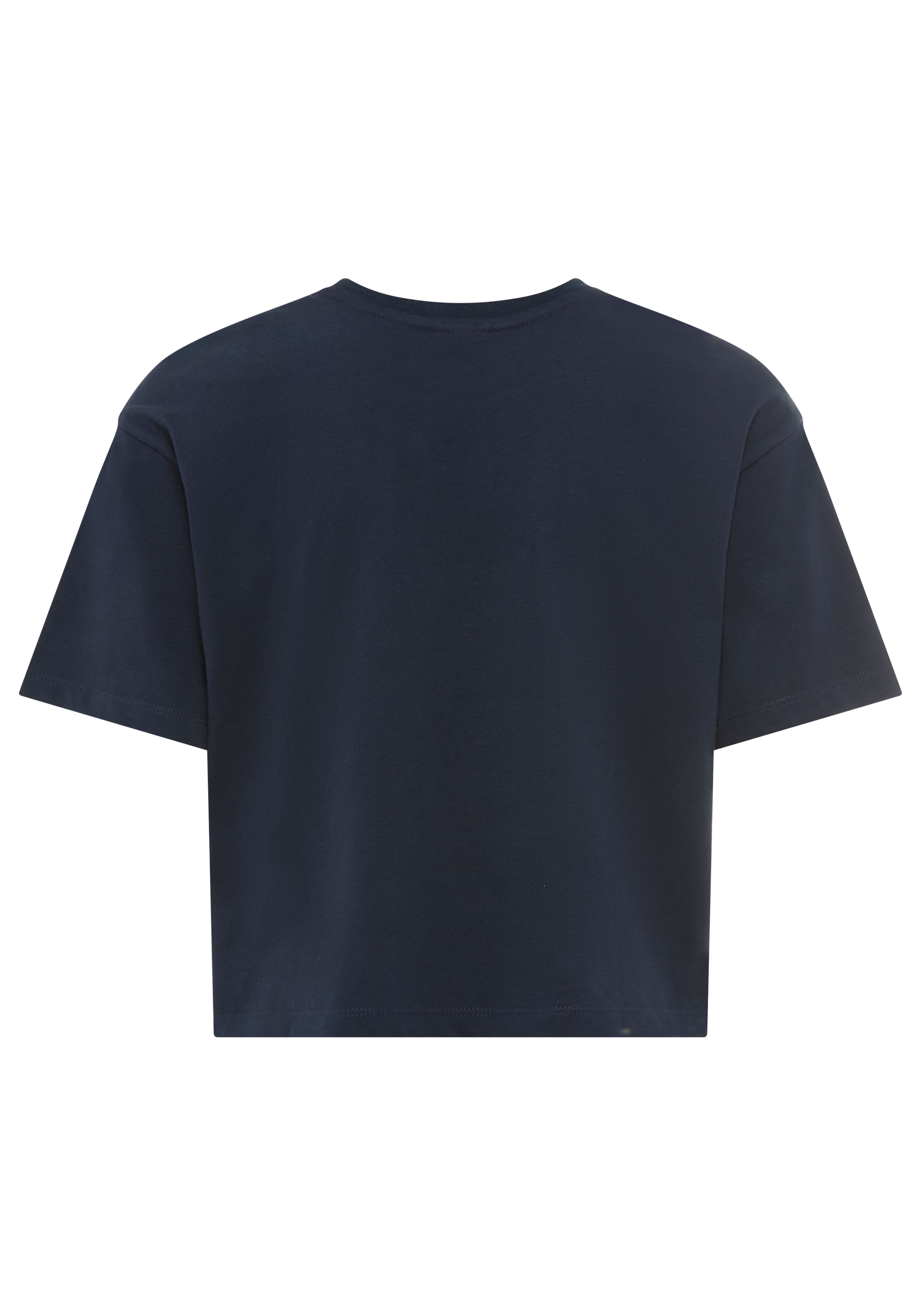 KangaROOS T-shirt »Kurze Form mit Folienprint für Mädchen« coupe confortable, manches courtes, avec imprimé tendance, en coton