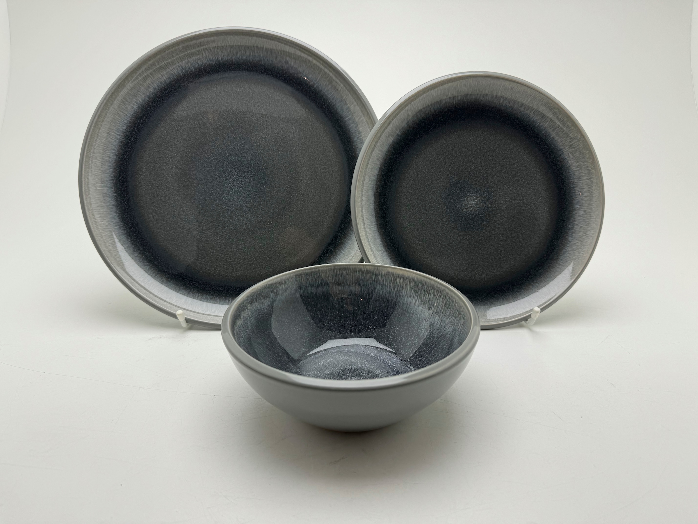 my home Tafelservice »Gerdrup« Reaktivglasur, jedes Stück ein Unikat