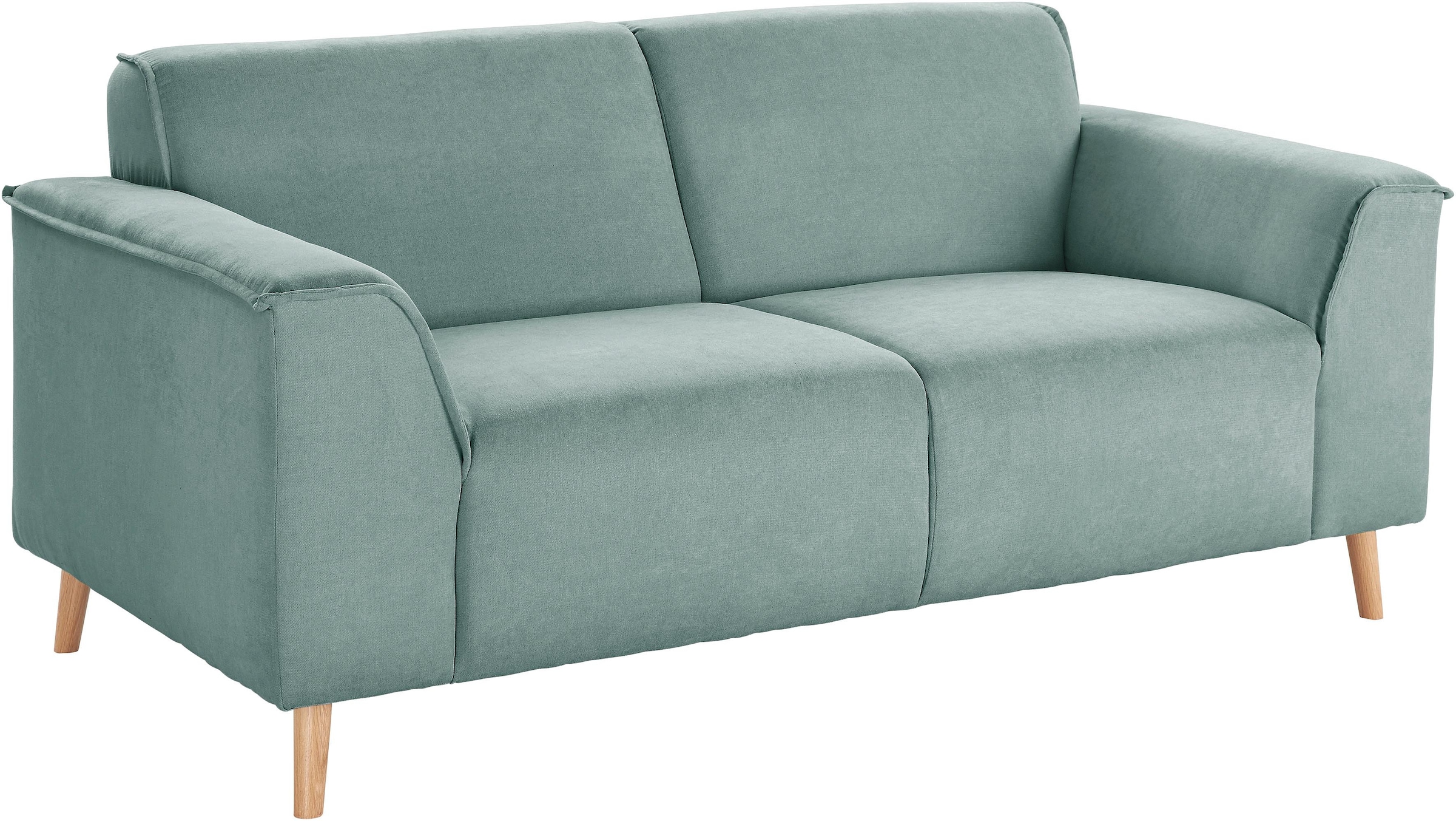 andas 2-Sitzer »Janek Scandic Design, elegant und zeitlos« mit Federkern und Keder in scandinavischem Design