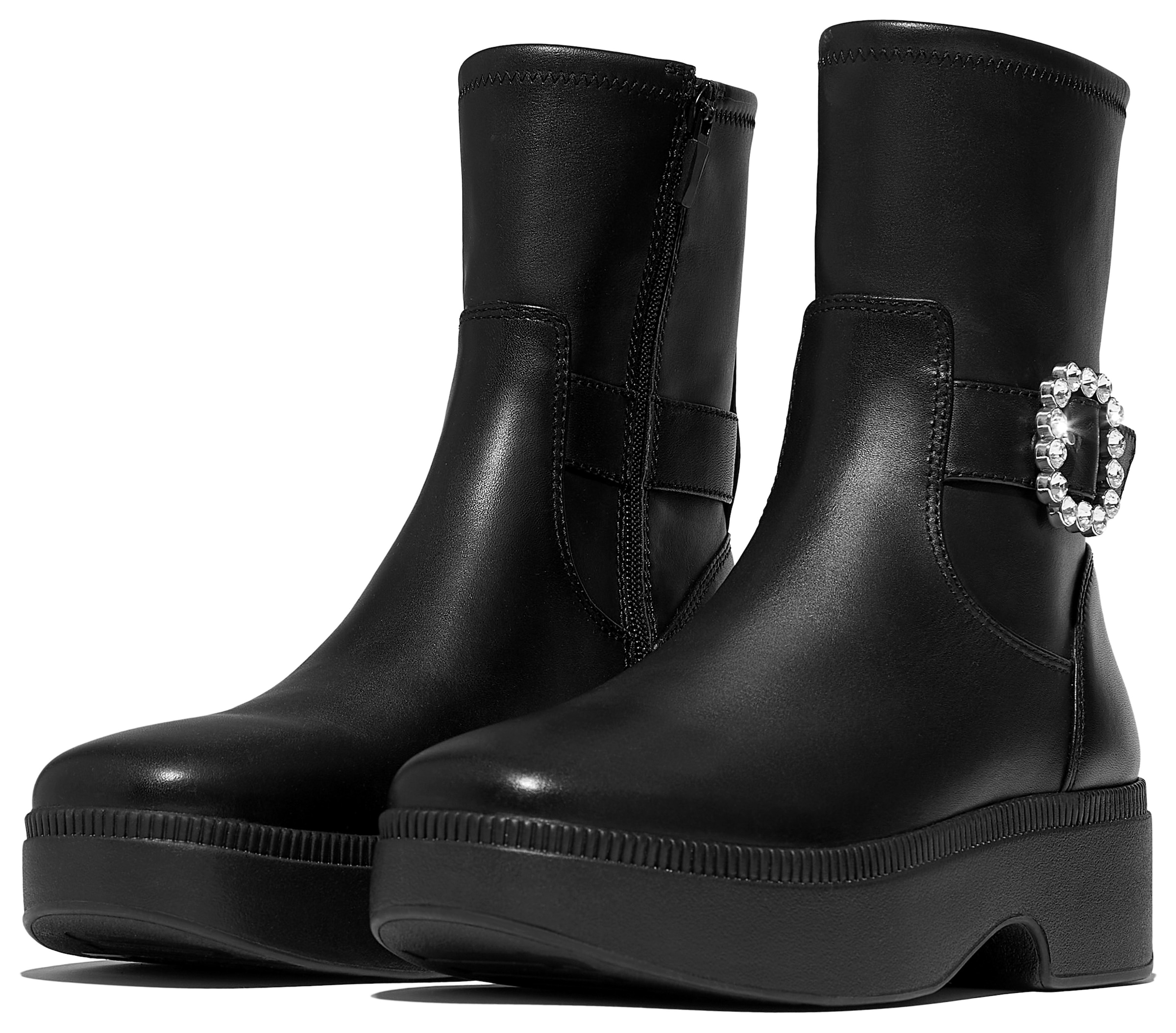 Fitflop Plateaustiefelette »F-LUMA CRYSTAL«  Boots, Chunky Boot mit Plateausohle