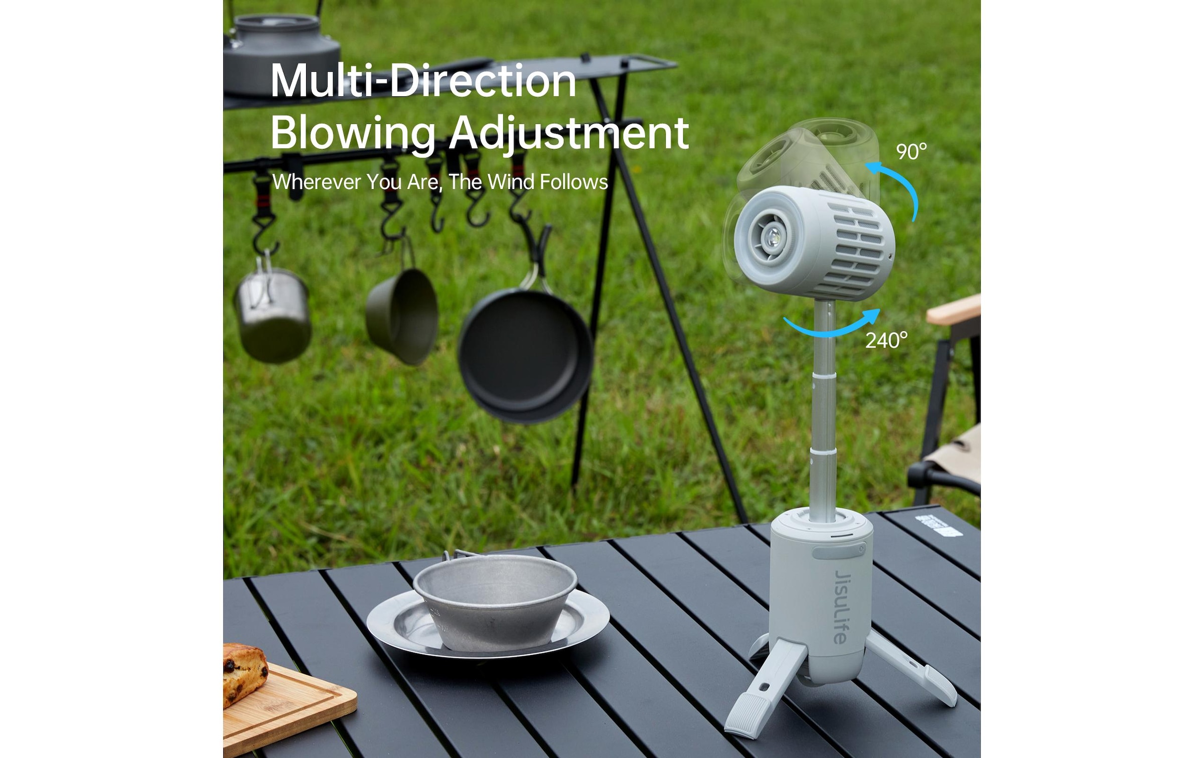   Ventilateur de table »Jisulife Ultra1« Höhenverstellbar