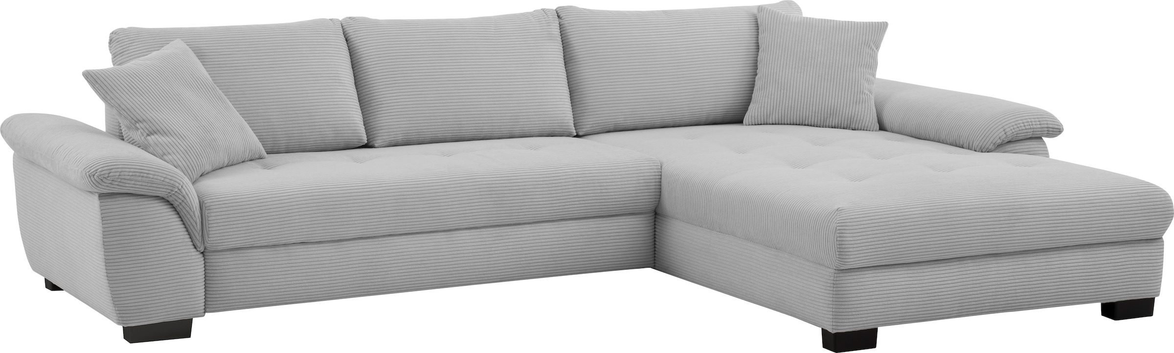 Mr. Couch Canapé d'angle »Dario, L-Form, mit Bett und Bettkasten« mit Kaltschaum