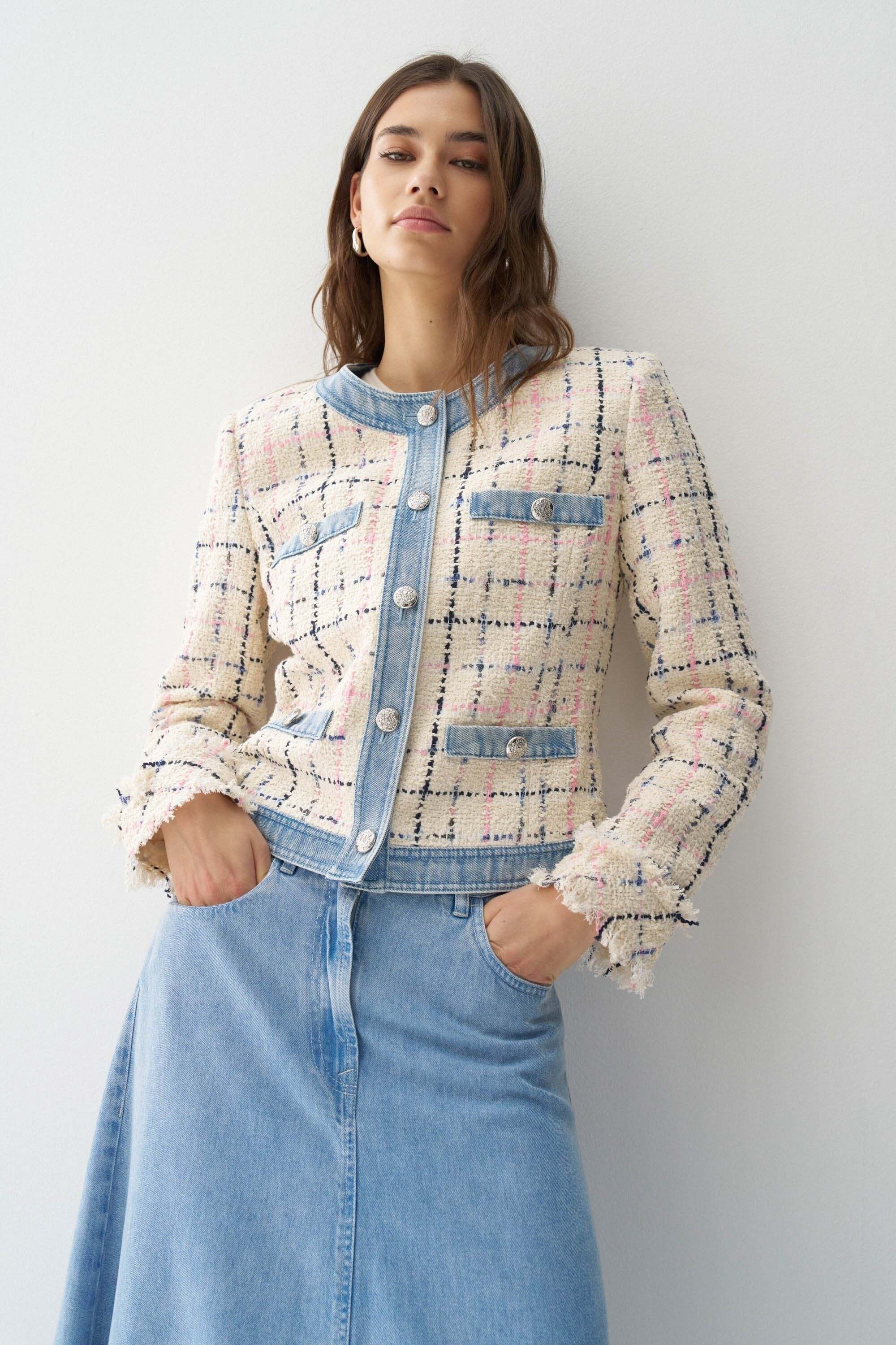 Salsa Kurzjacke »Salsa Jeans Jacke Tweed«