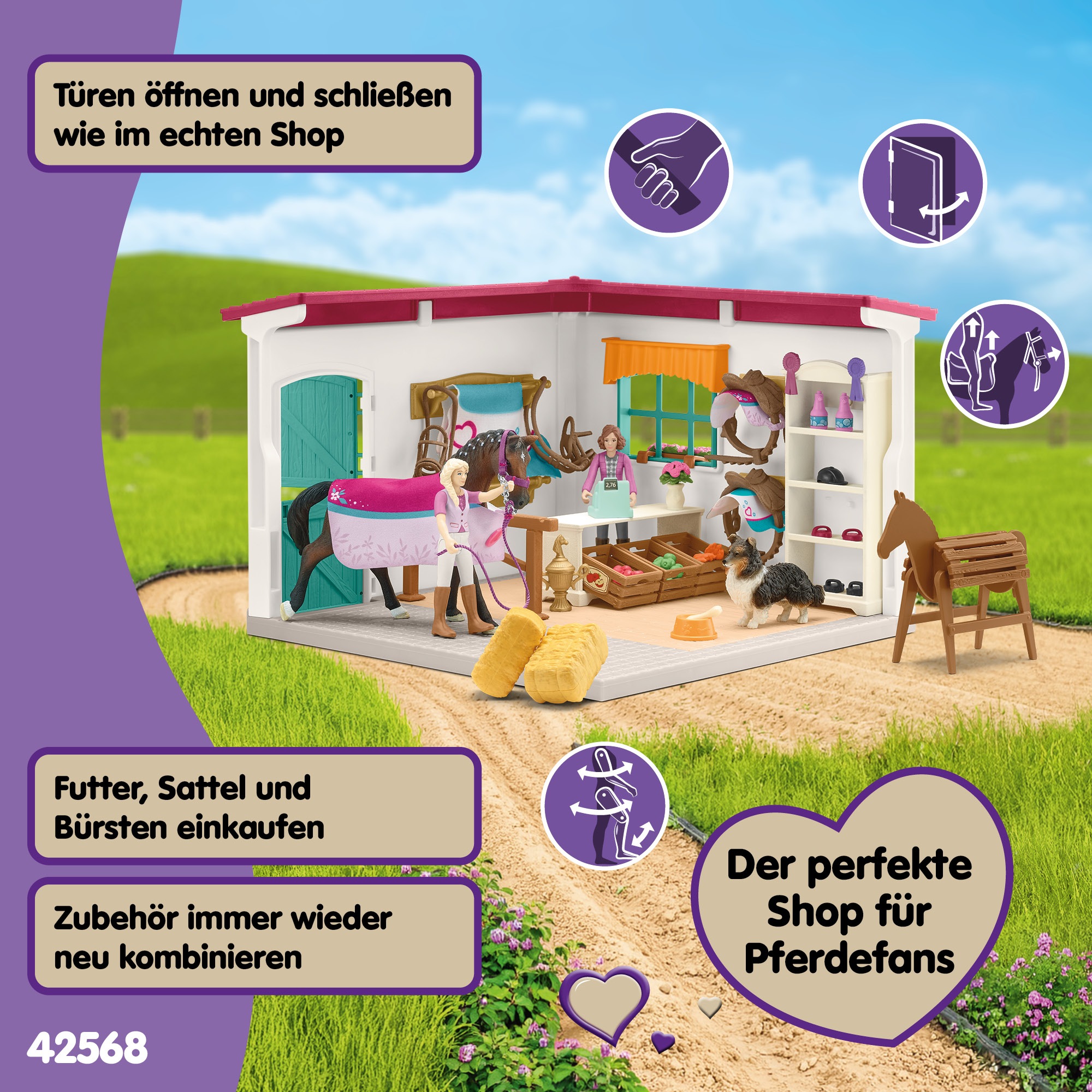 Schleich® Monde de jeu »HORSE CLUB, Reitshop (42568)«