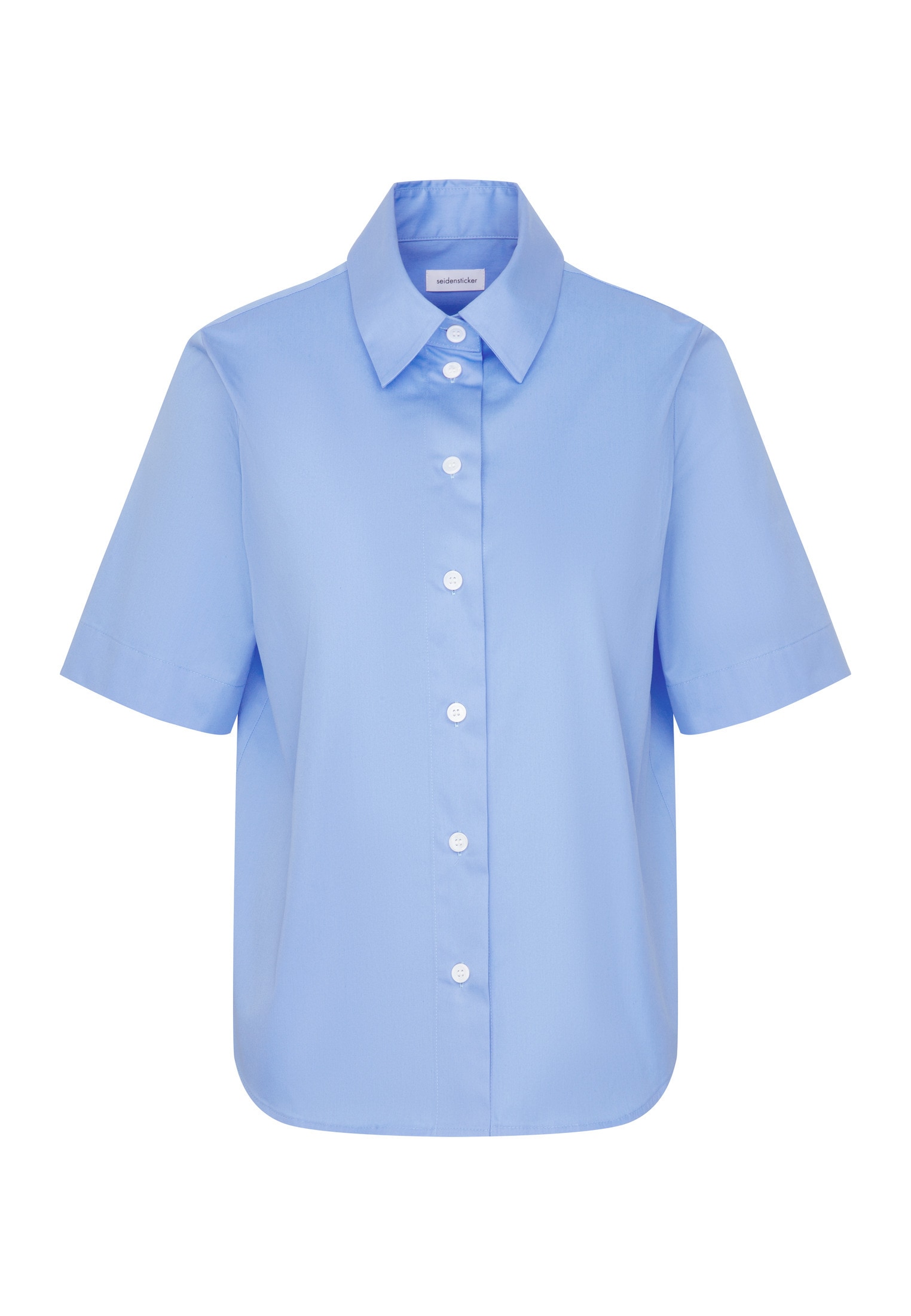 seidensticker Hemdbluse »Schwarze Rose« 1/2 Kragen Uni