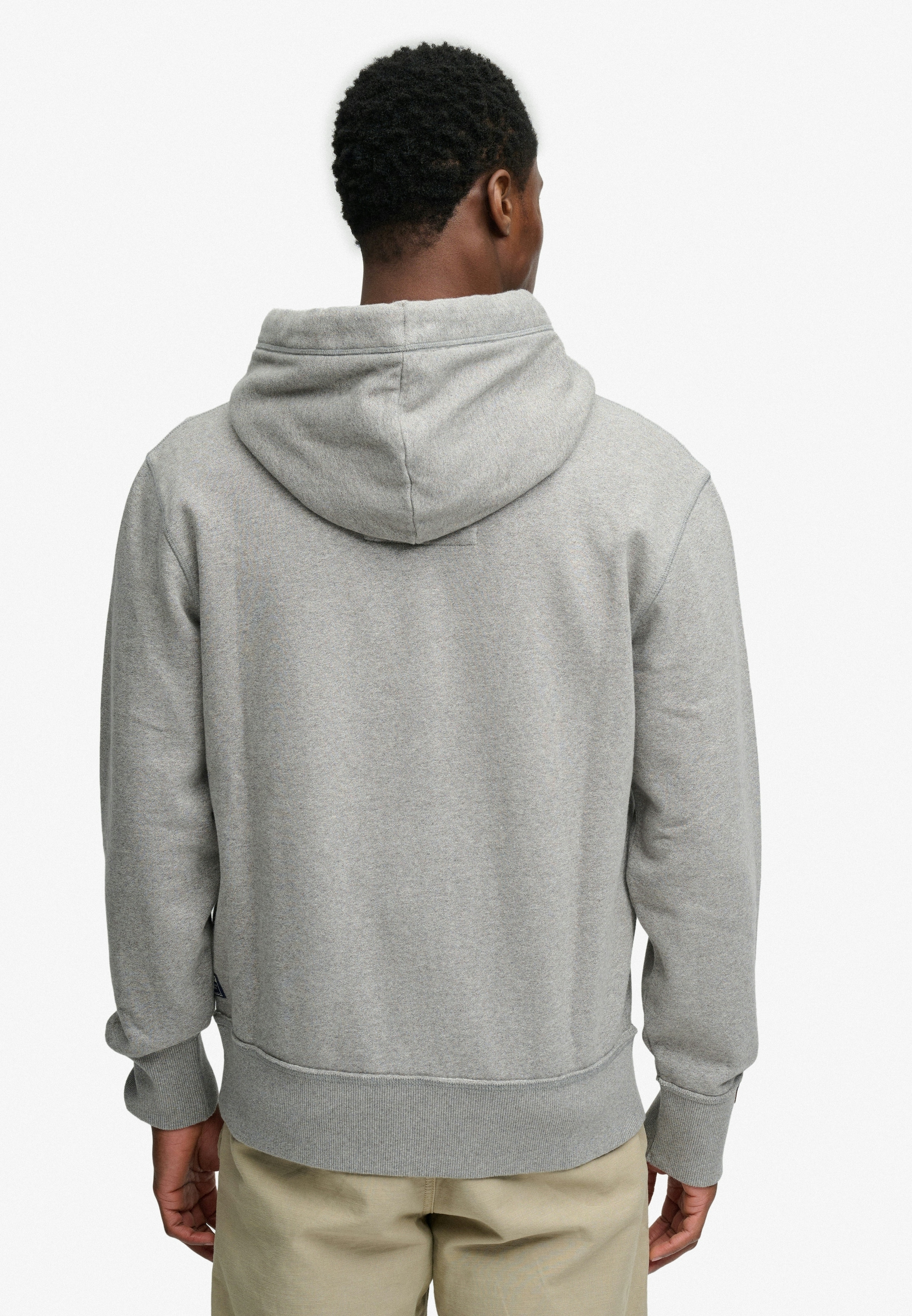 Superdry Sweat à capuche »VINTAGE ATHLETIC ZIPHOOD« en coton et molleton gratté, coupe ample, avec fermeture éclair