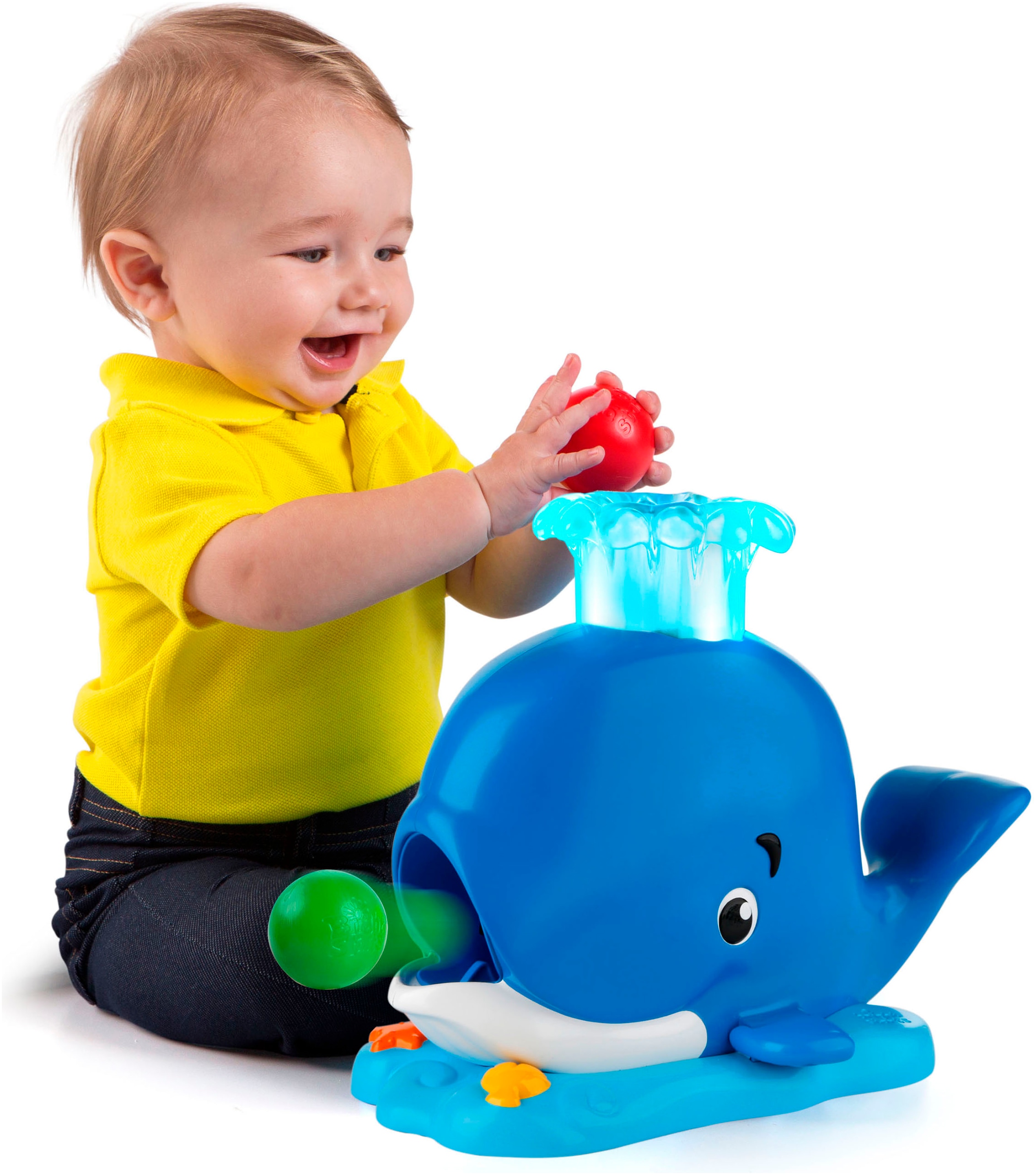 Bright Starts Lernspielzeug »Silly Spout Whale Popper™« mit Licht und Sound
