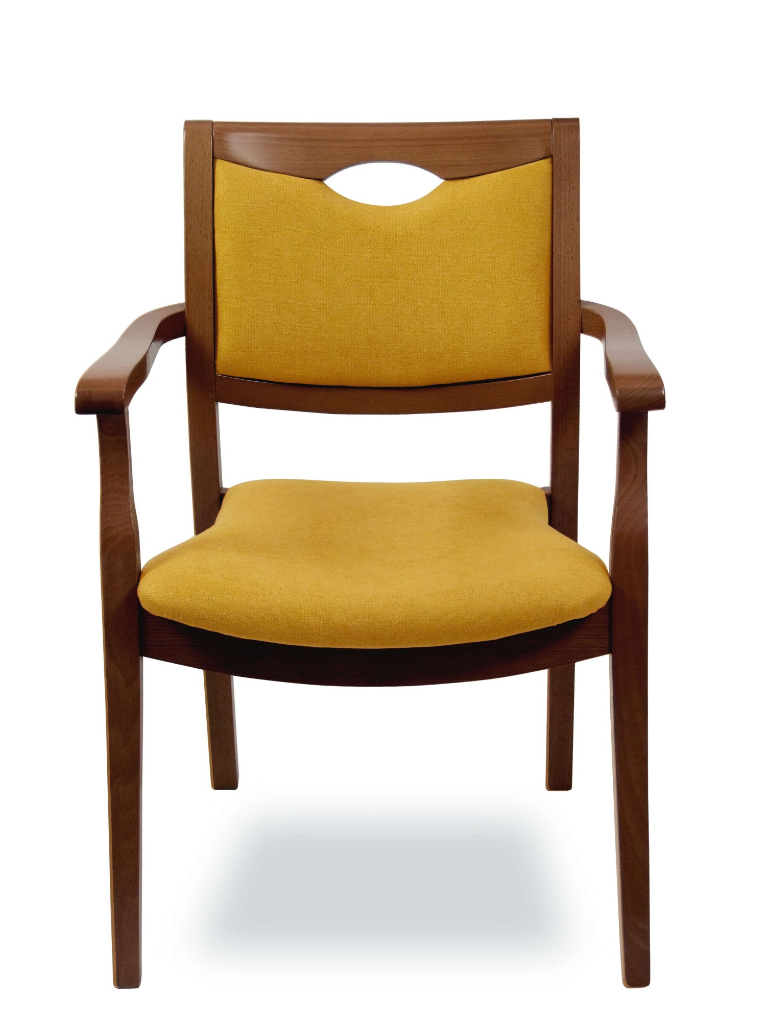 Home affaire Chaise avec accoudoirs »London, Stuhl, Komfortsessel, 3 Gestellfarben, Made in Italy« () 1 cuisextra confortable, ergonomique, tissu déperlant, bois massif