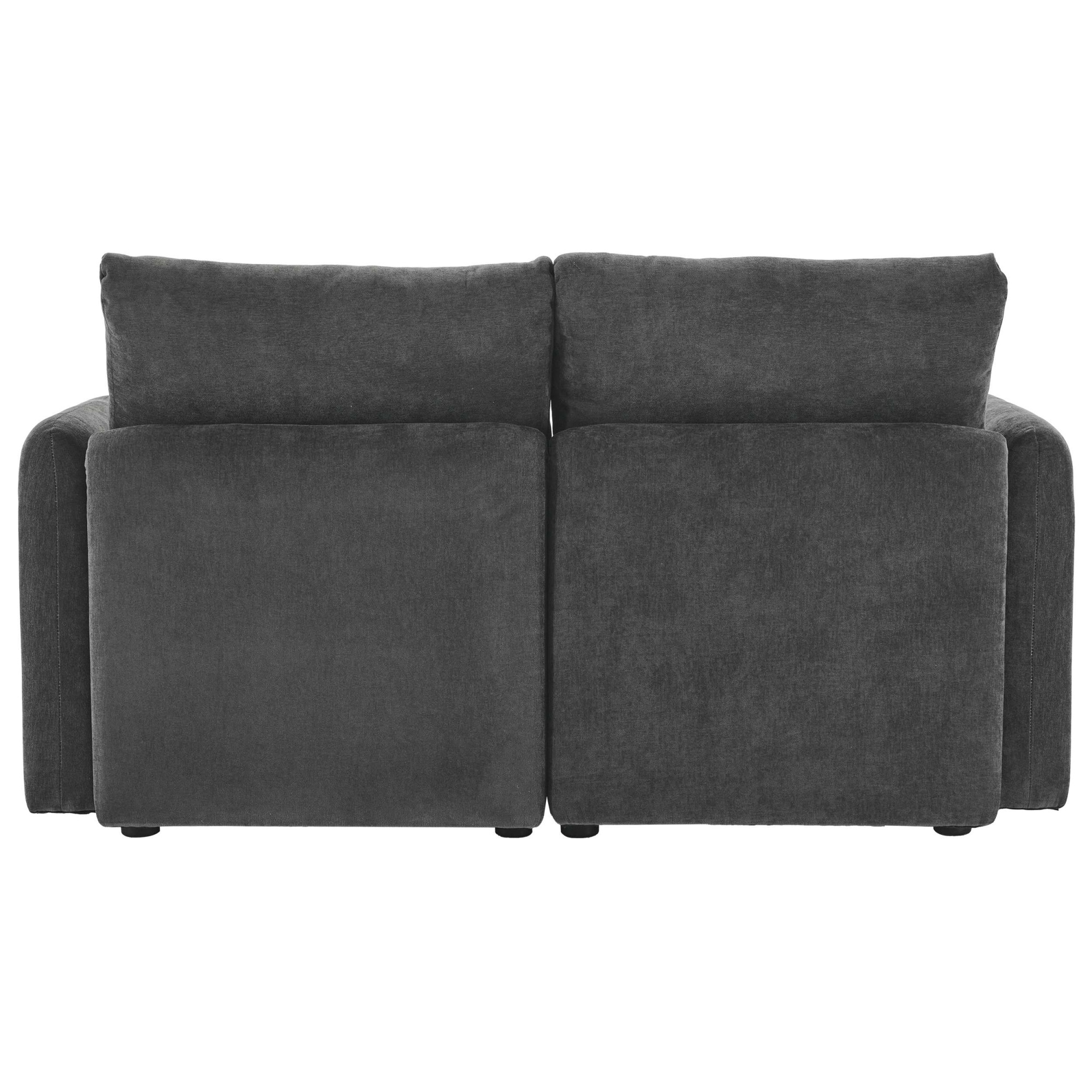Dorel Home 2-places »STILHUS Modularsofa mit Stauraum, Breite 155 cm, Chenille-Bezug« peut être utilisé comme module ou séparément - combinable individuellement