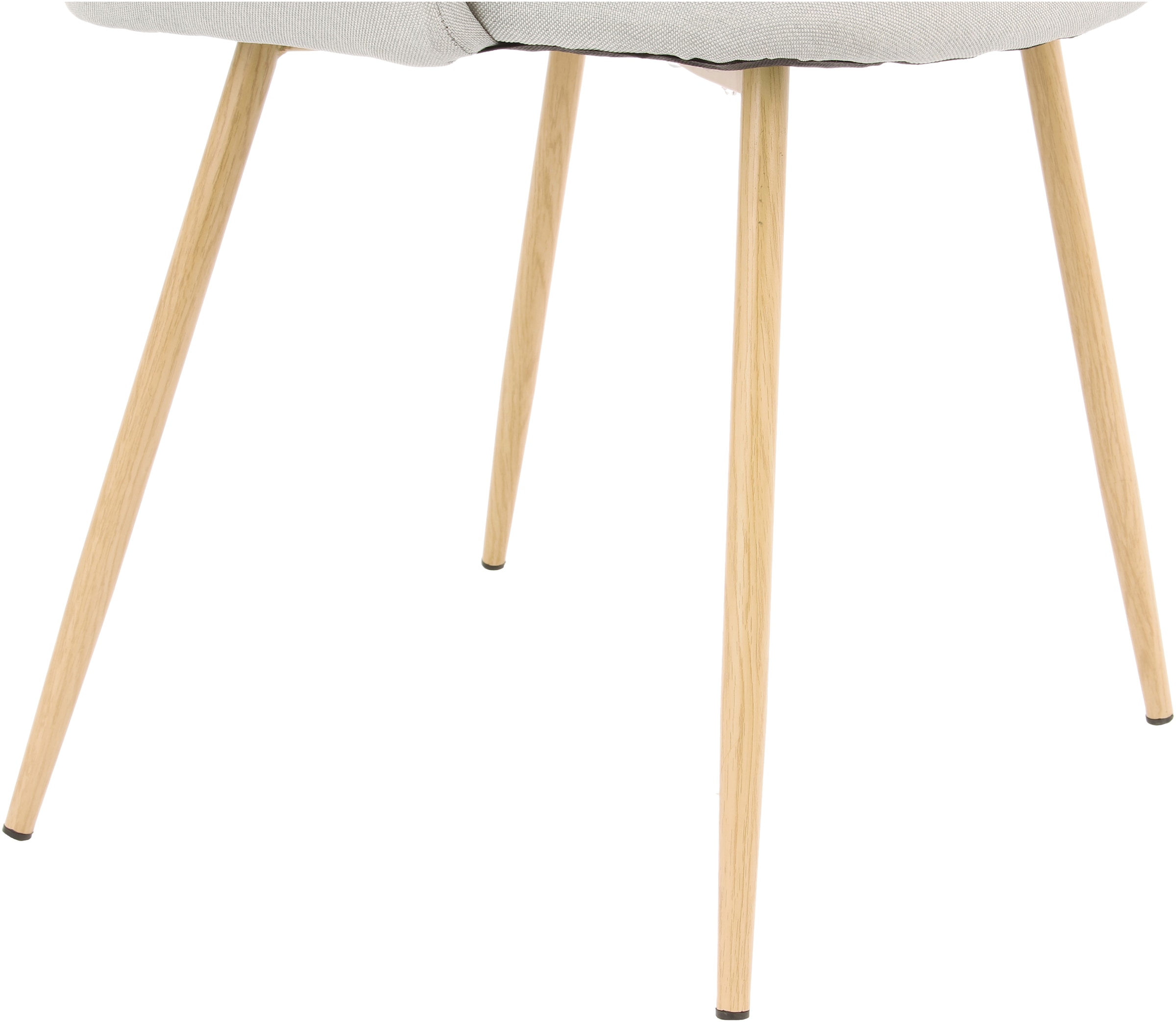 Kayoom Chaise rembourrée »Stuhl Celina 110 2er-Set Grau,samtweicher Bezug in moderner Farbgebung« (Set) 2 cuissamtweicher Bezug, bequem, zeitlos, Hingucker in jedem Wohnbereich