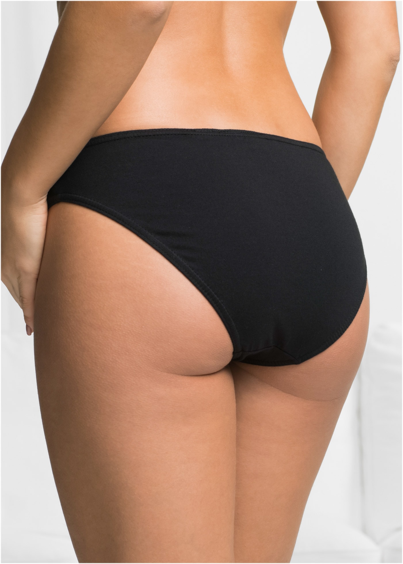 bonprix Slip »Slip (10er Pack)« Packung, 10 Stk. bequeme Passform, aus Baumwolle, verschiedene Farben, im 10er Pack