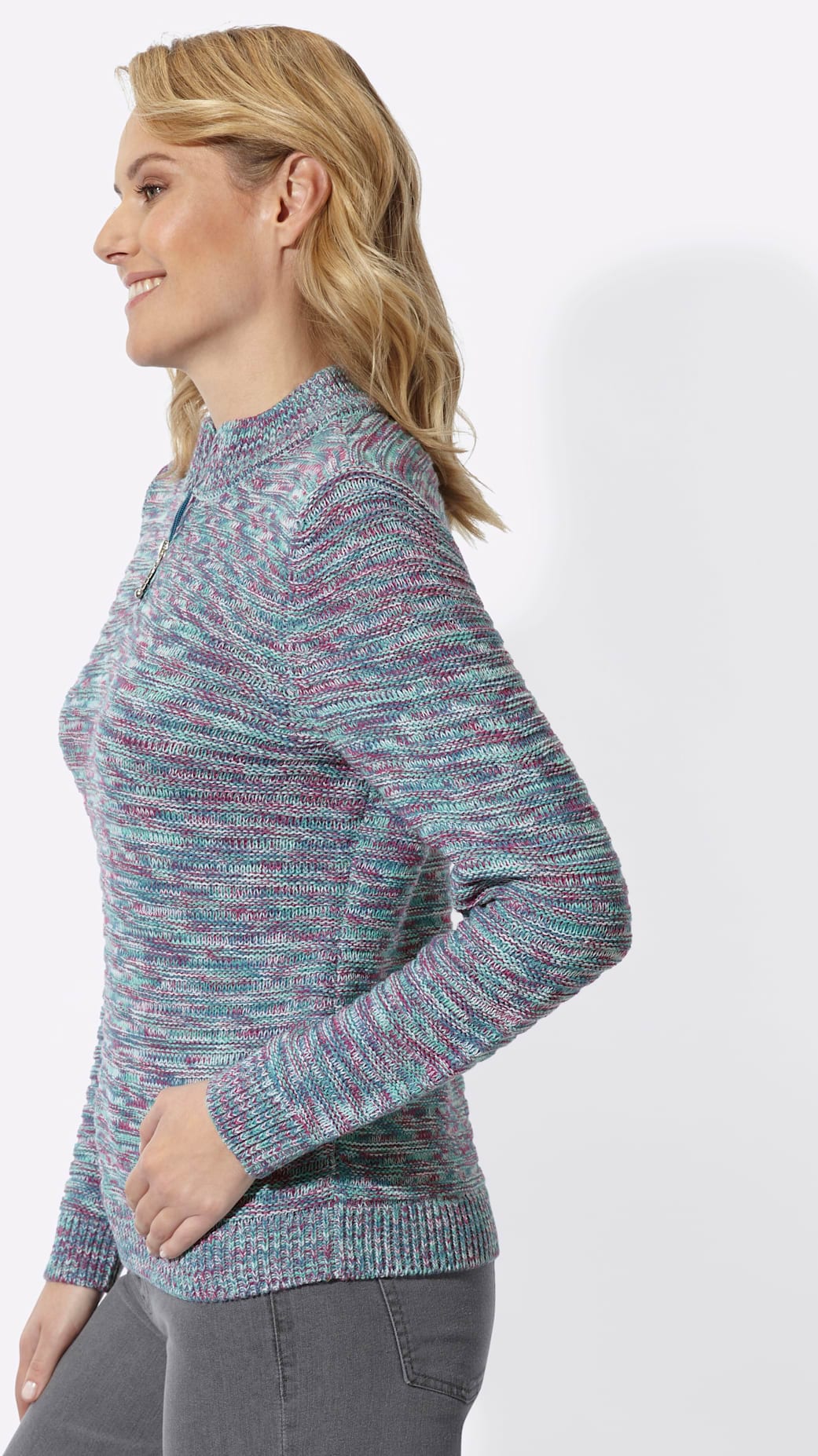 Classic Basics Pull à col montant »Stehkragen-Pullover«