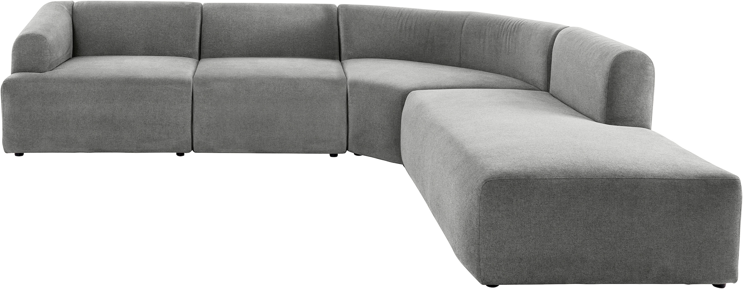 LeGer Home by Lena Gercke Ecksofa »LYZA L-Form links/rechts, Modularsofa "XL", Masse B/T/H: 287/267/74 cm« aus 4 Modulen, zusammen oder einzeln stellbar