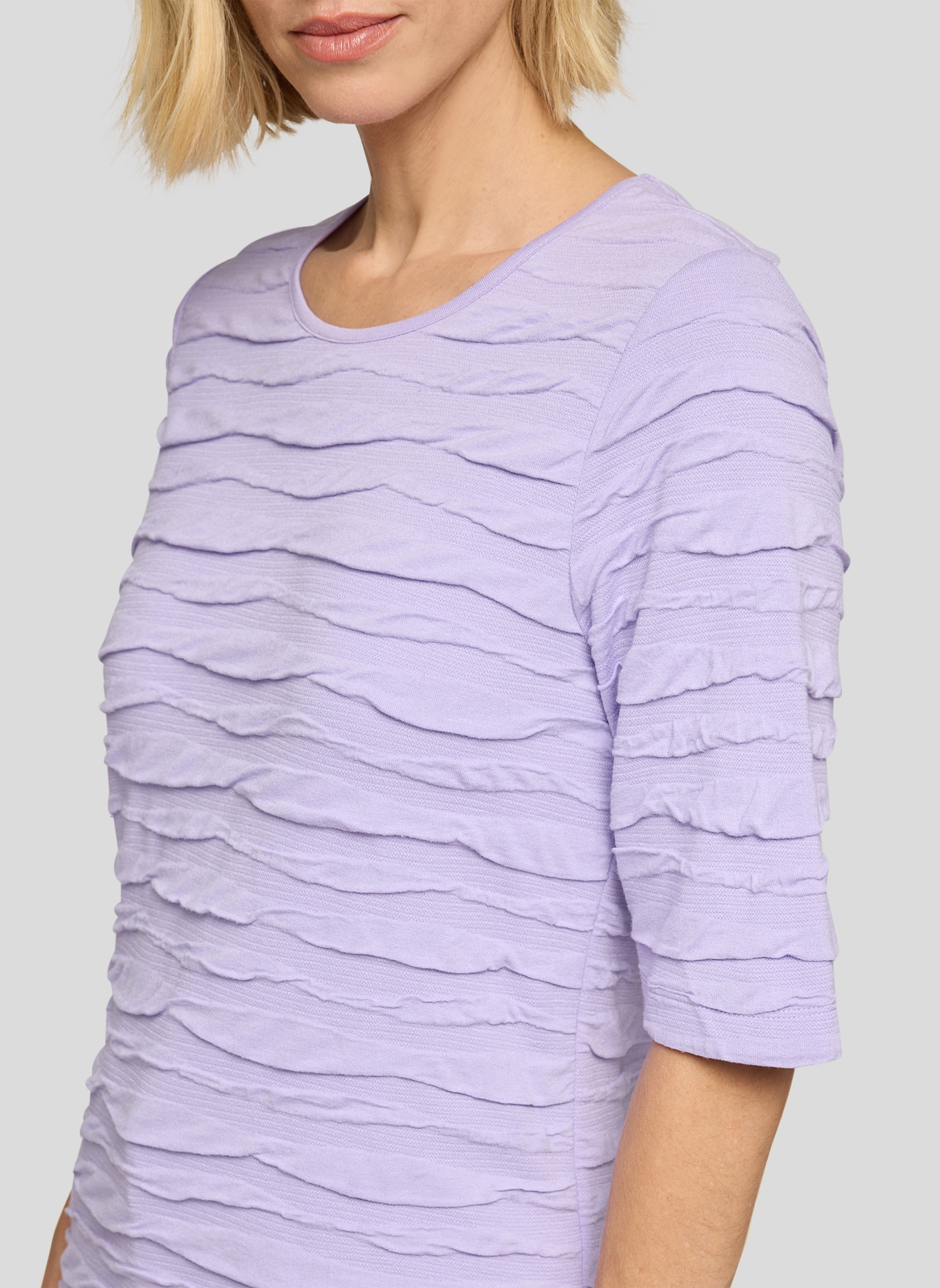 Rabe T-shirt mit Struktur Muster