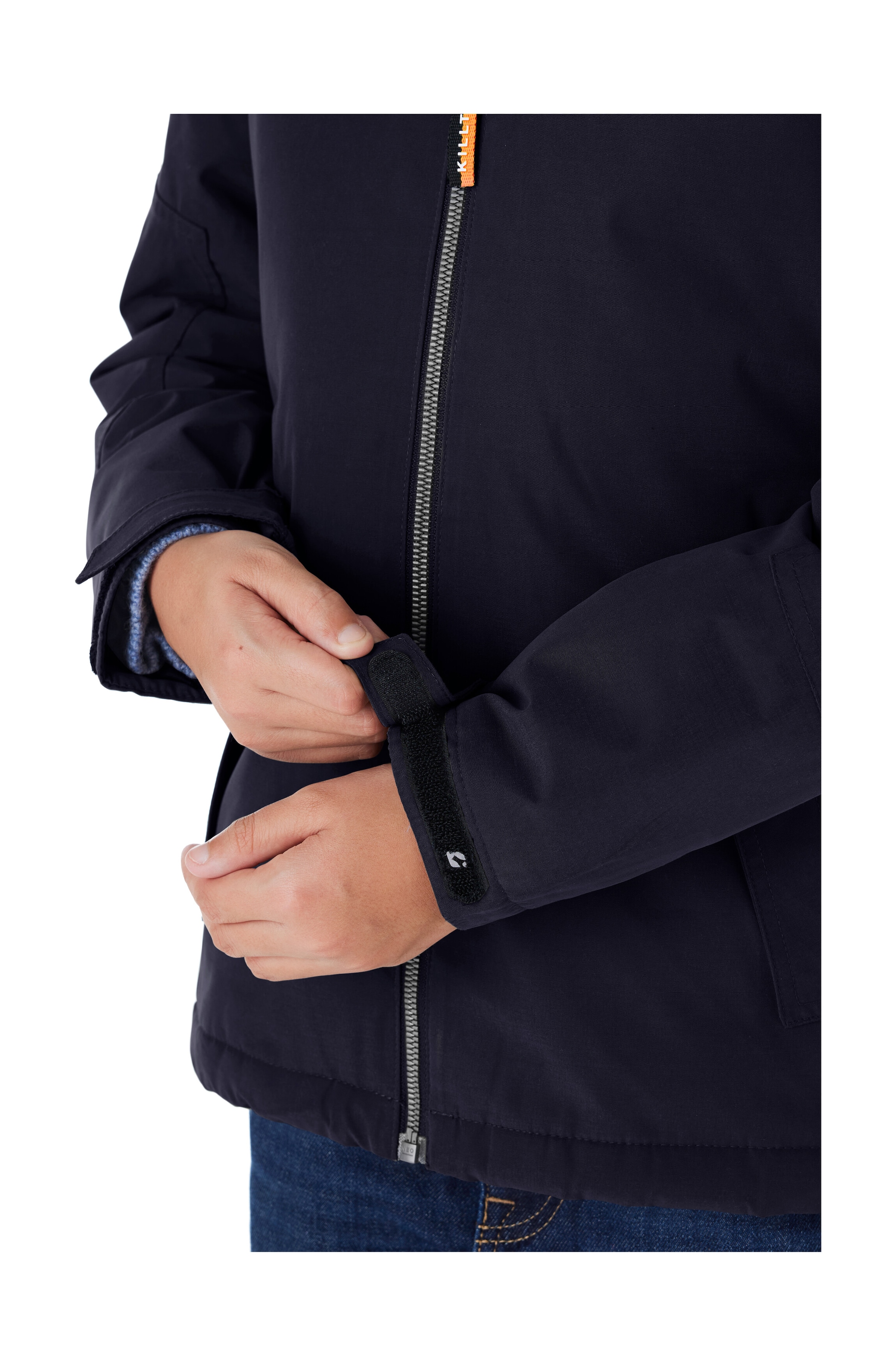 Killtec Veste fonctionnelle »KOW 377 BYS JCKT« Wasserdichte Funktionsjacke mit Kapuze, warmem Futter und Kinnschutz