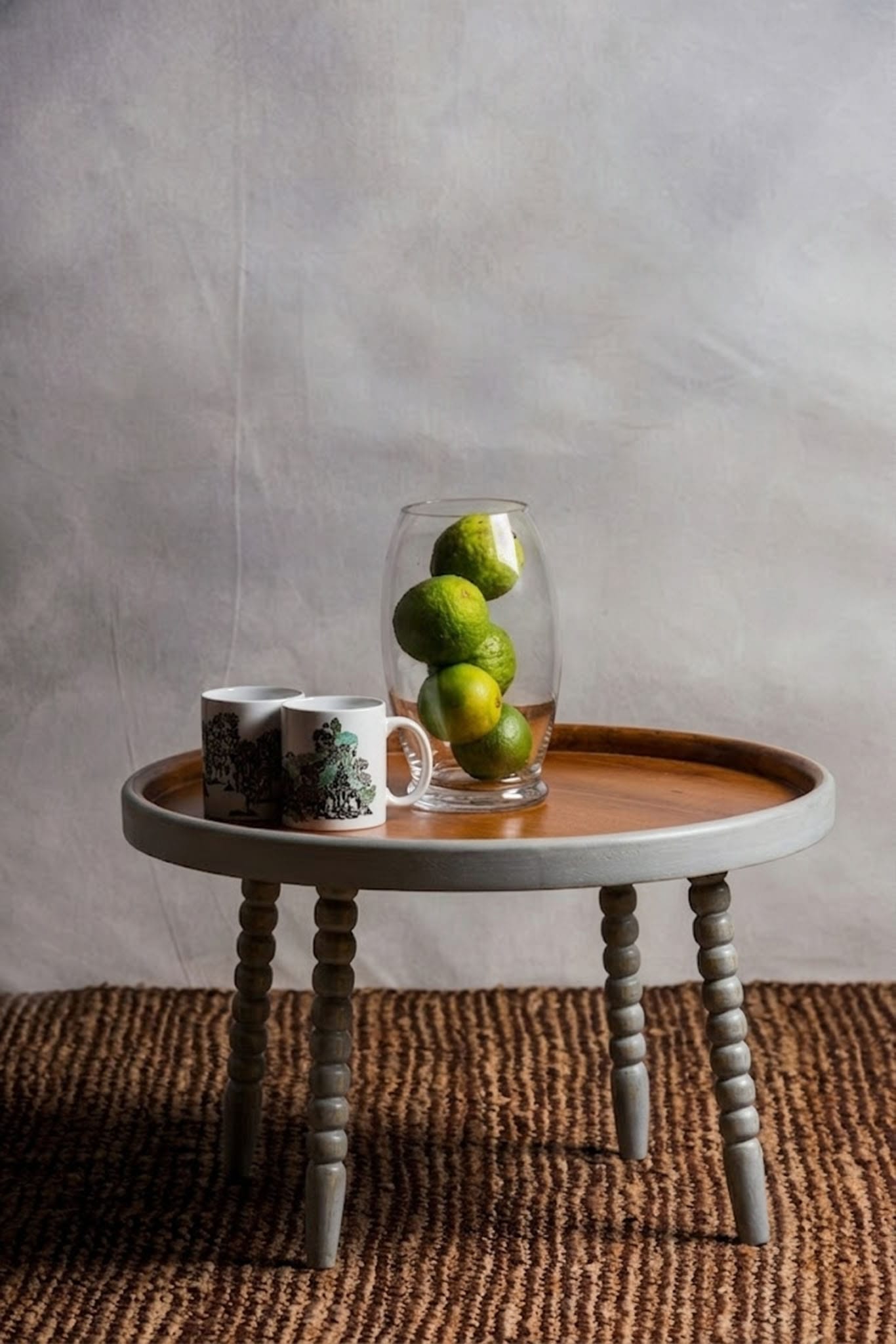 GOODproduct Table basse »Kayakalp« Bois massif de manguier, travail artisanal