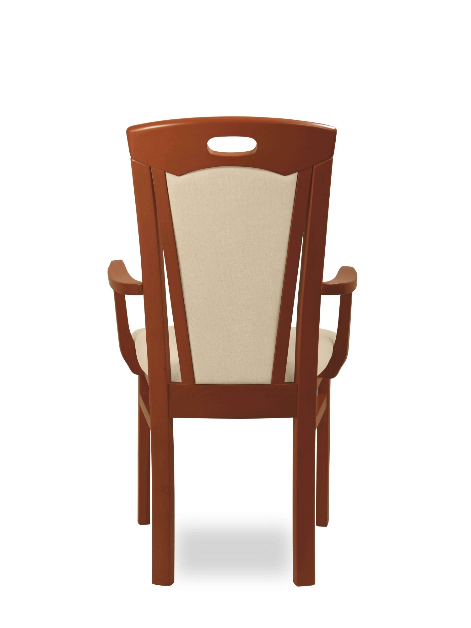 Home affaire Esszimmerstuhl »FERDI, Armlehnstuhl, Made in Italy, Massivholz« () 1 Stk.Bezug Feinstruktur (wasser-und fleckabweisend) oder Struktur