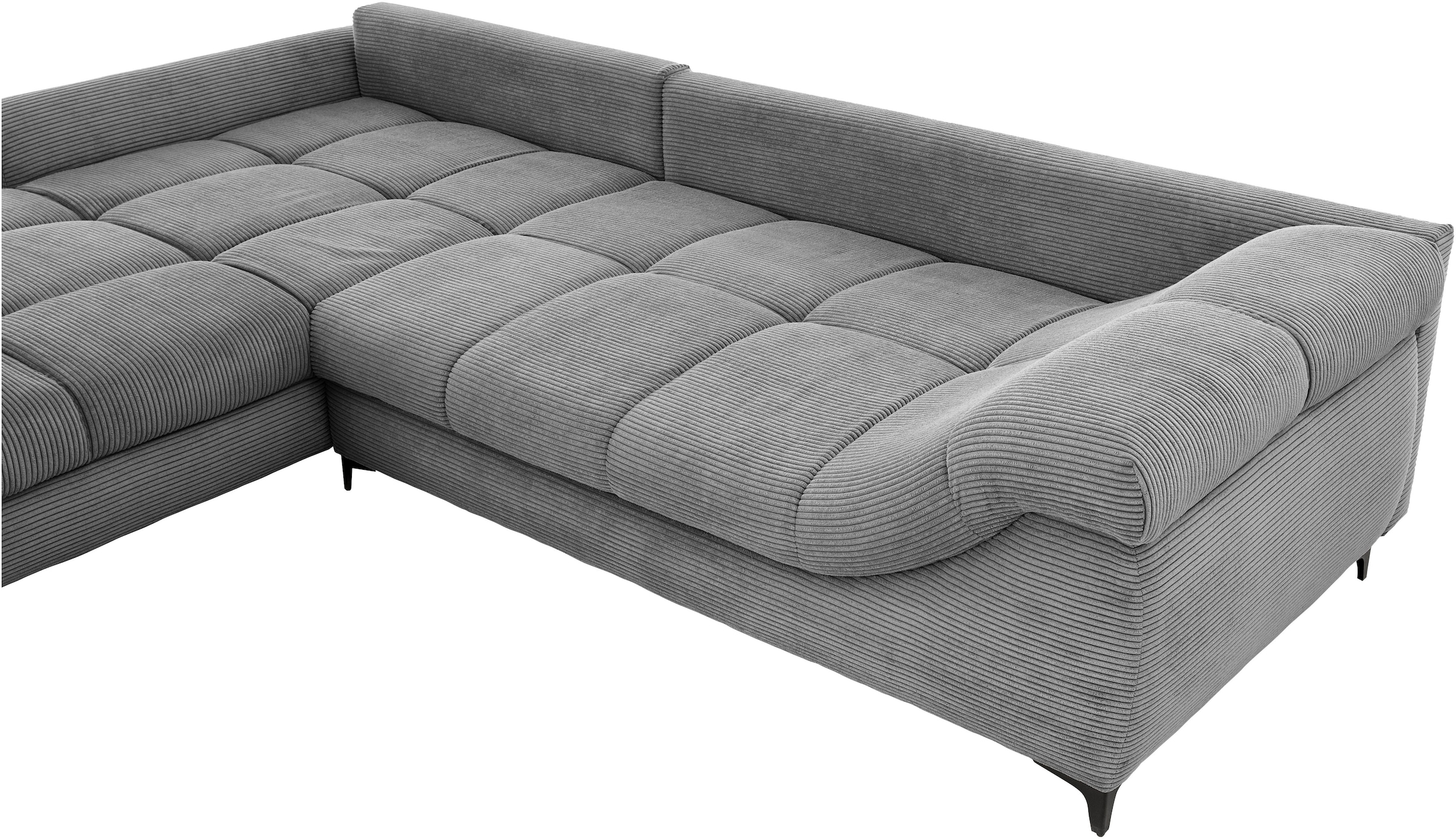Mr. Couch Canapé d'angle »Ronaldo, L-Form, wahlweise mit Kaltschaum« wahlweise mit Kaltschaum