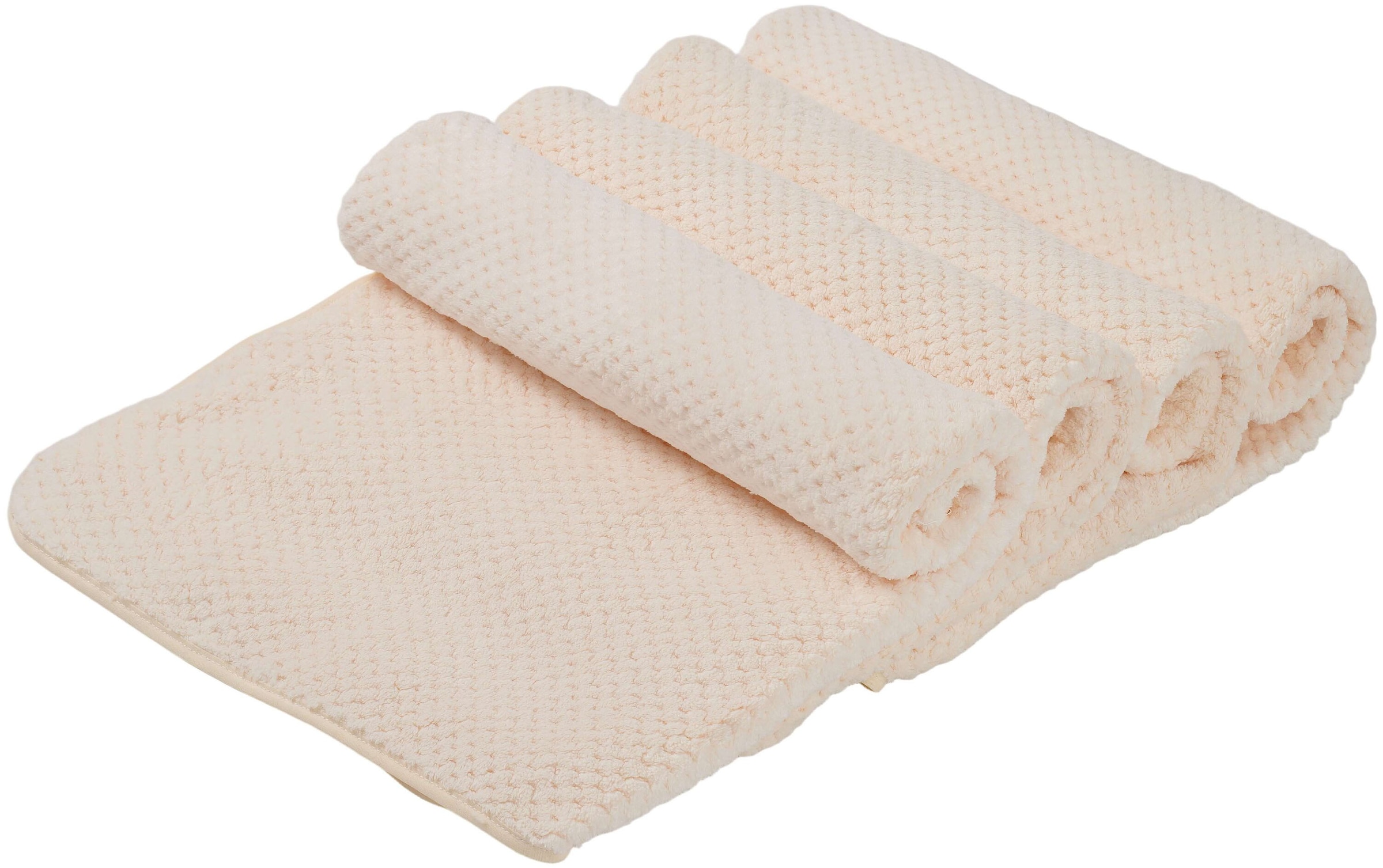 GOODproduct Handtücher »Parris, diverse Grössen, ideal als Sporthandtuch, Reisehandtuch« sehr leicht, kompakt, schnelltrocknend, Mikrofaser, mit Waffelmuster