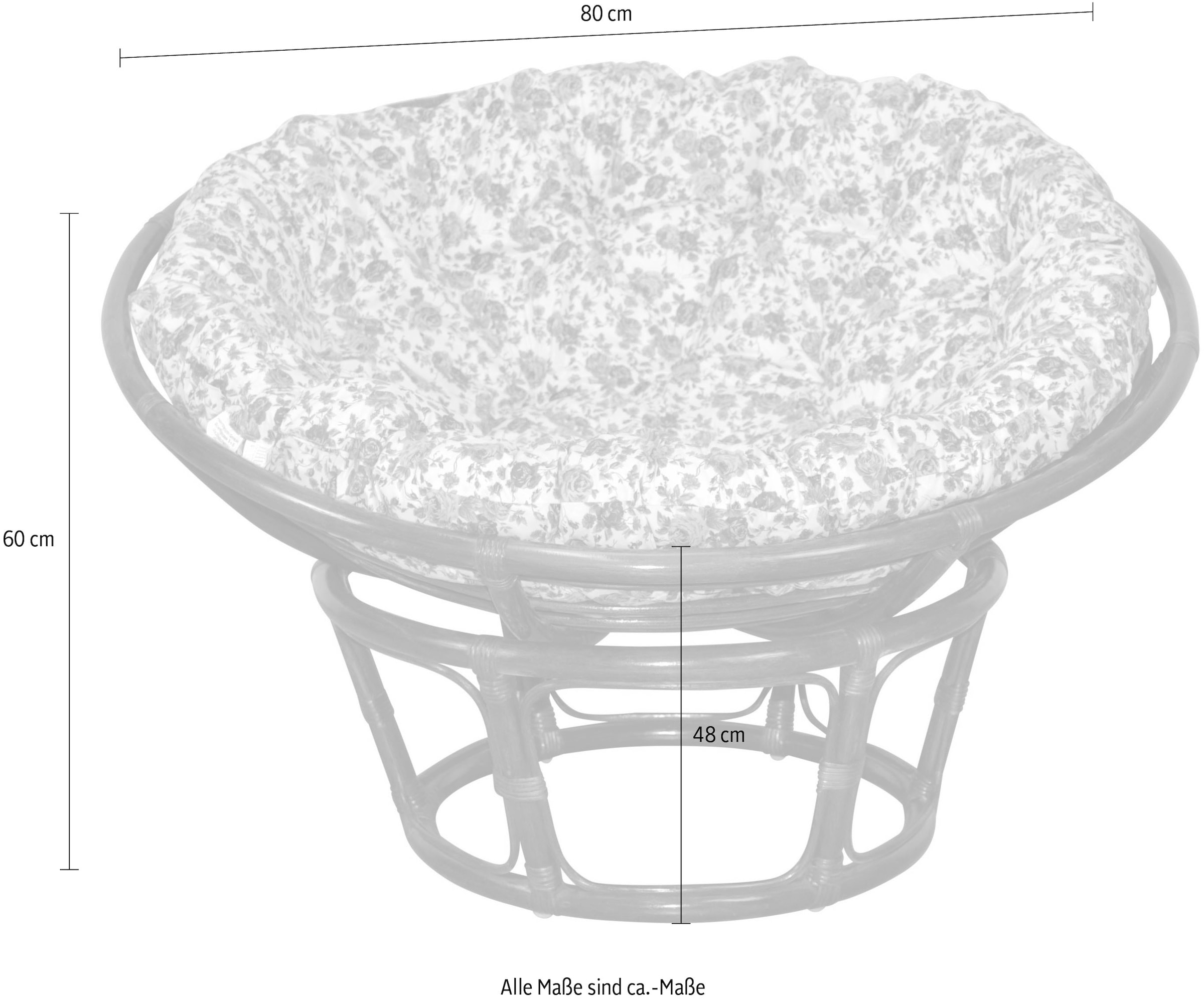 Home affaire Rattanstuhl () aus handgeflochtenem Rattan