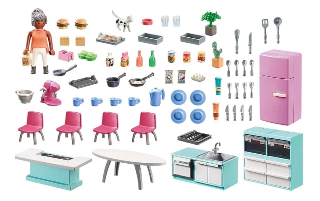 Playmobil® Briques de jeu »My Life Küche mit Essplatz 71608«