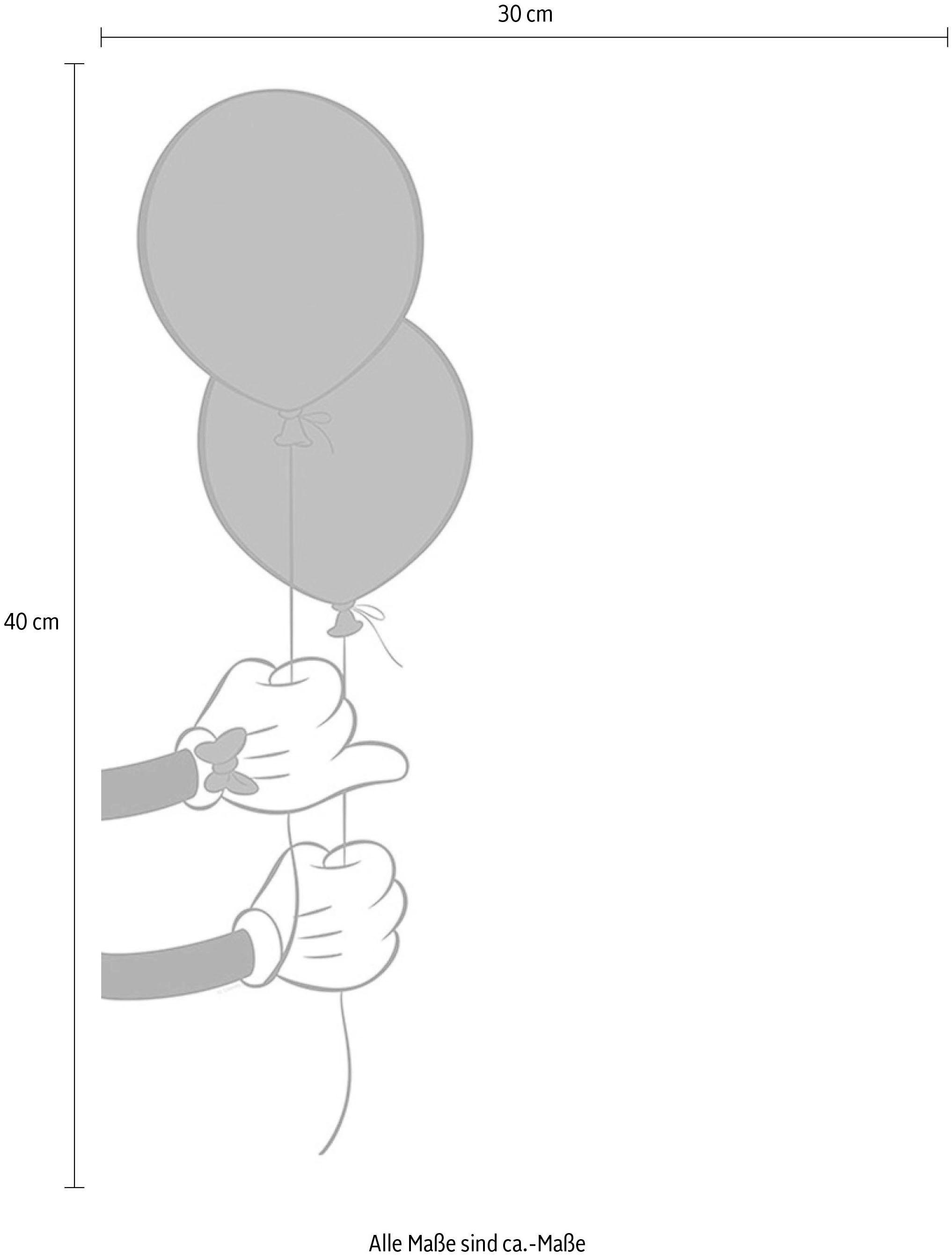 Komar Image »Mickey Mouse Balloon« 1 cuis tlg. Wandbild zur Dekoration im Kinderzimmer - ohne Rahmen