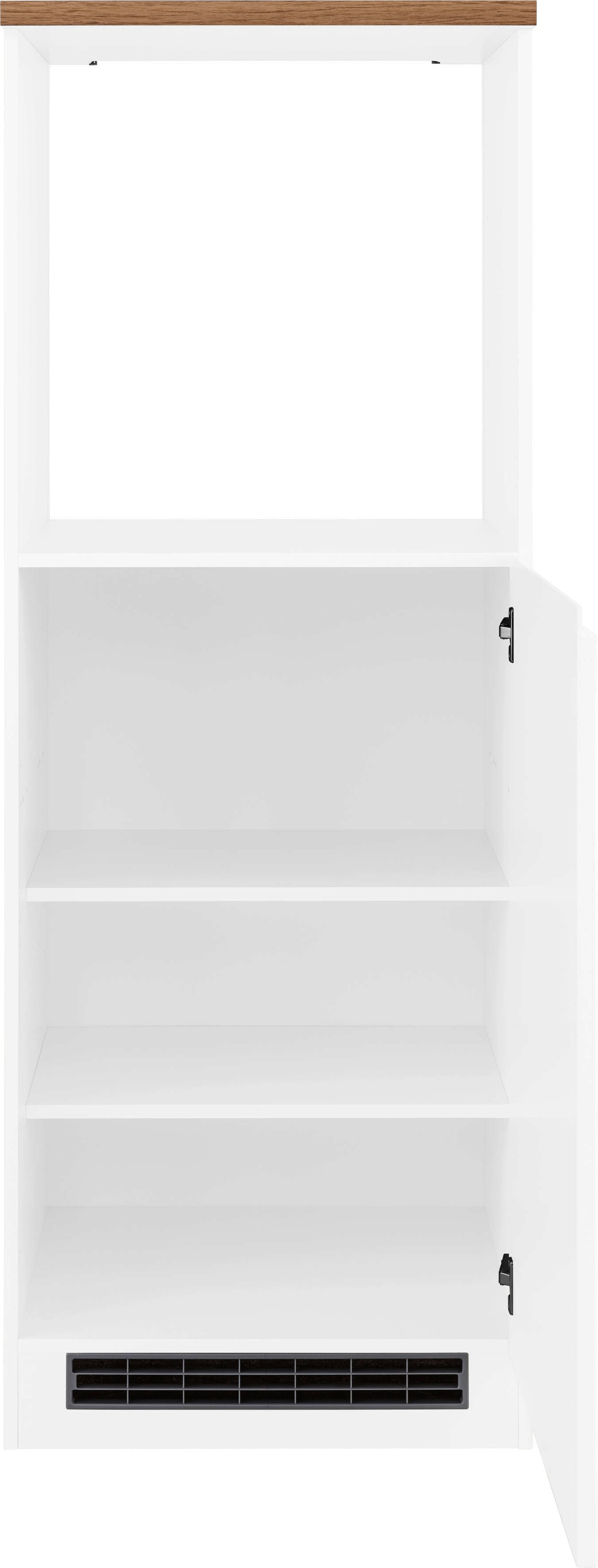 KOCHSTATION Armoire d'encastrement pour four »KS-Virginia,neu in verbesserter Ausführung« Rangement, Softclose,  largeur 60 cm, hauteur 166 cm niche pour poêle L/H/P : 56/59/55 cm