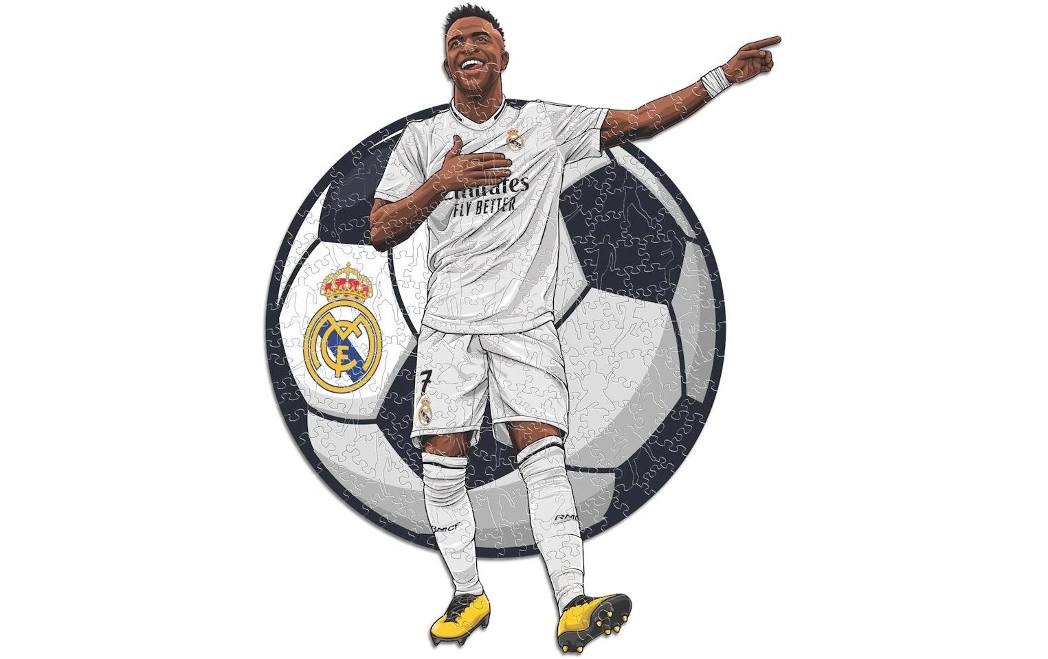   Puzzle »Iconic Vinicius Jr. - Real Madrid« Holzart: Birke (Herkunftsland: China)