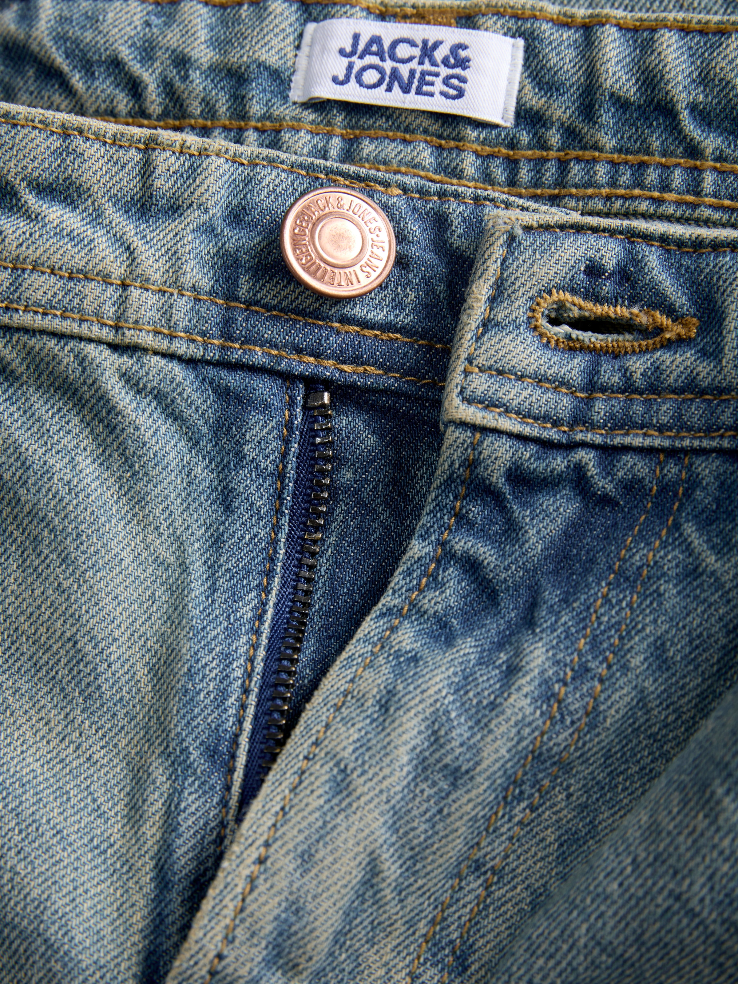 Jack & Jones Junior Jeans Relax-fit »JJIALEX JJORIGINAL SQ 326 JNR« mit dezentem Used-Look