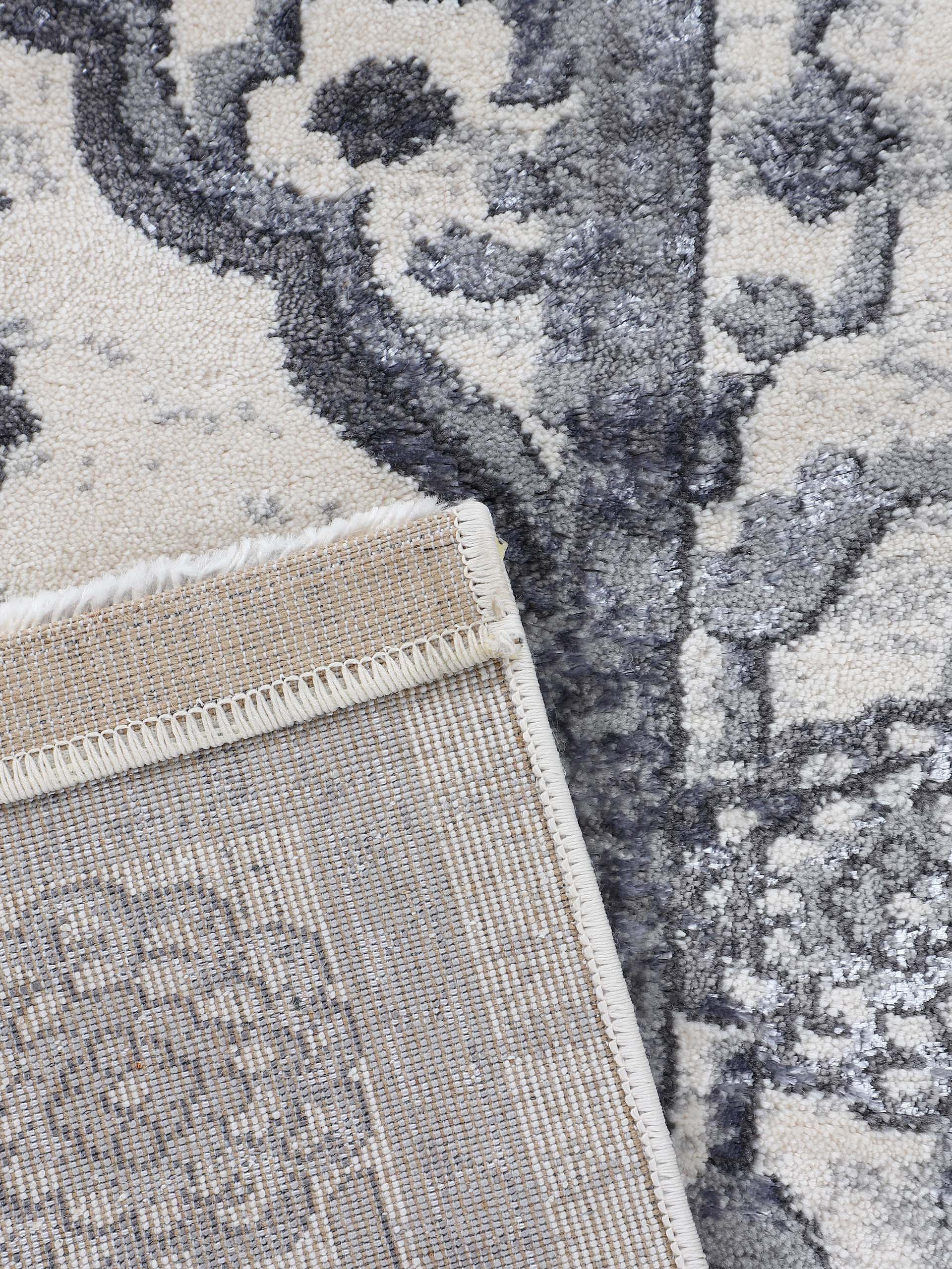 carpetfine Tapis »Holy« Rectangulaire 8 mm Höhe Vintage-Seiden-Optik, Wohnzimmer