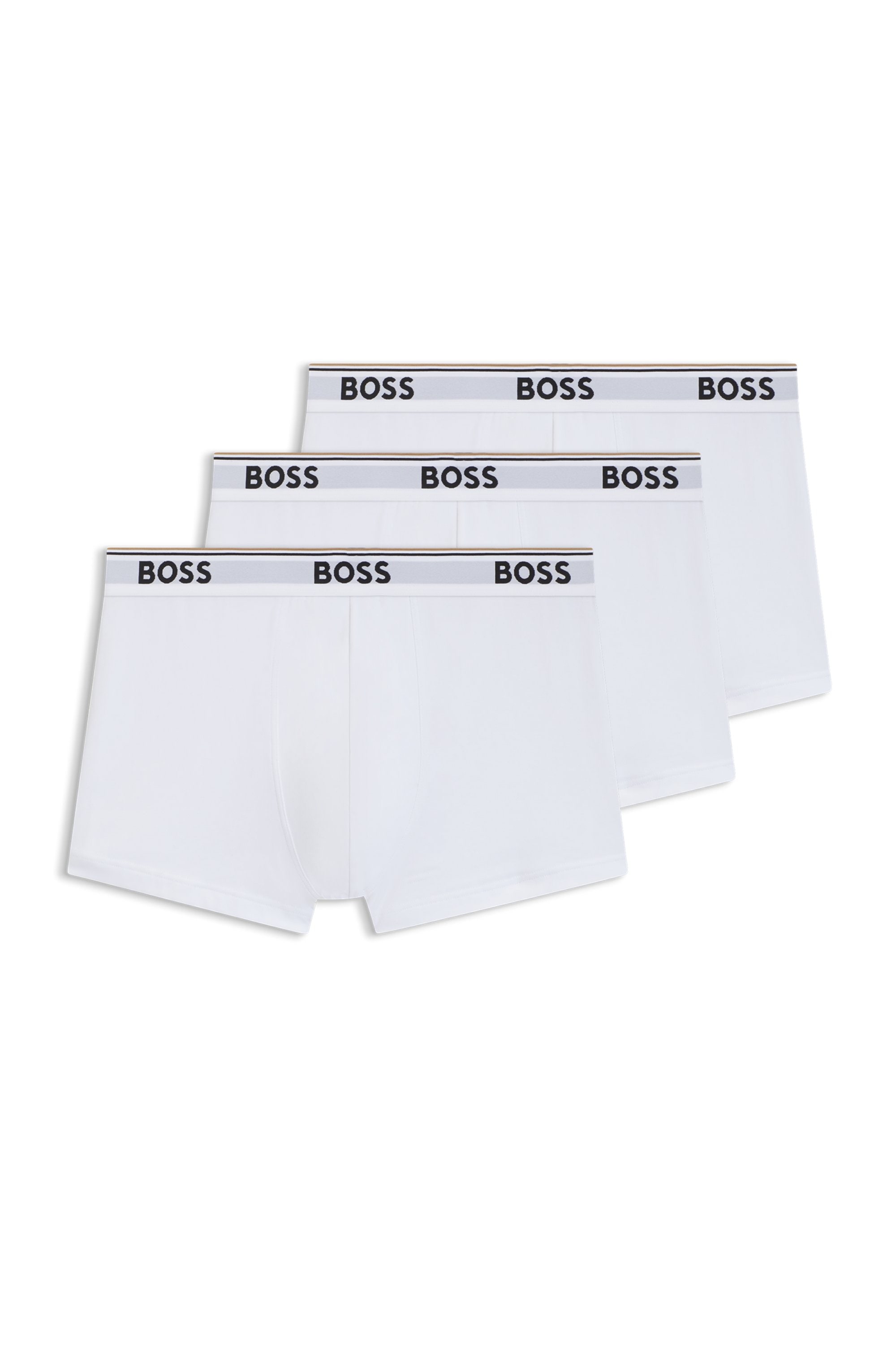 BOSS Boxer »TRUNK 3 PACK« 3 cuis BOSS Schriftzug auf dem Bund