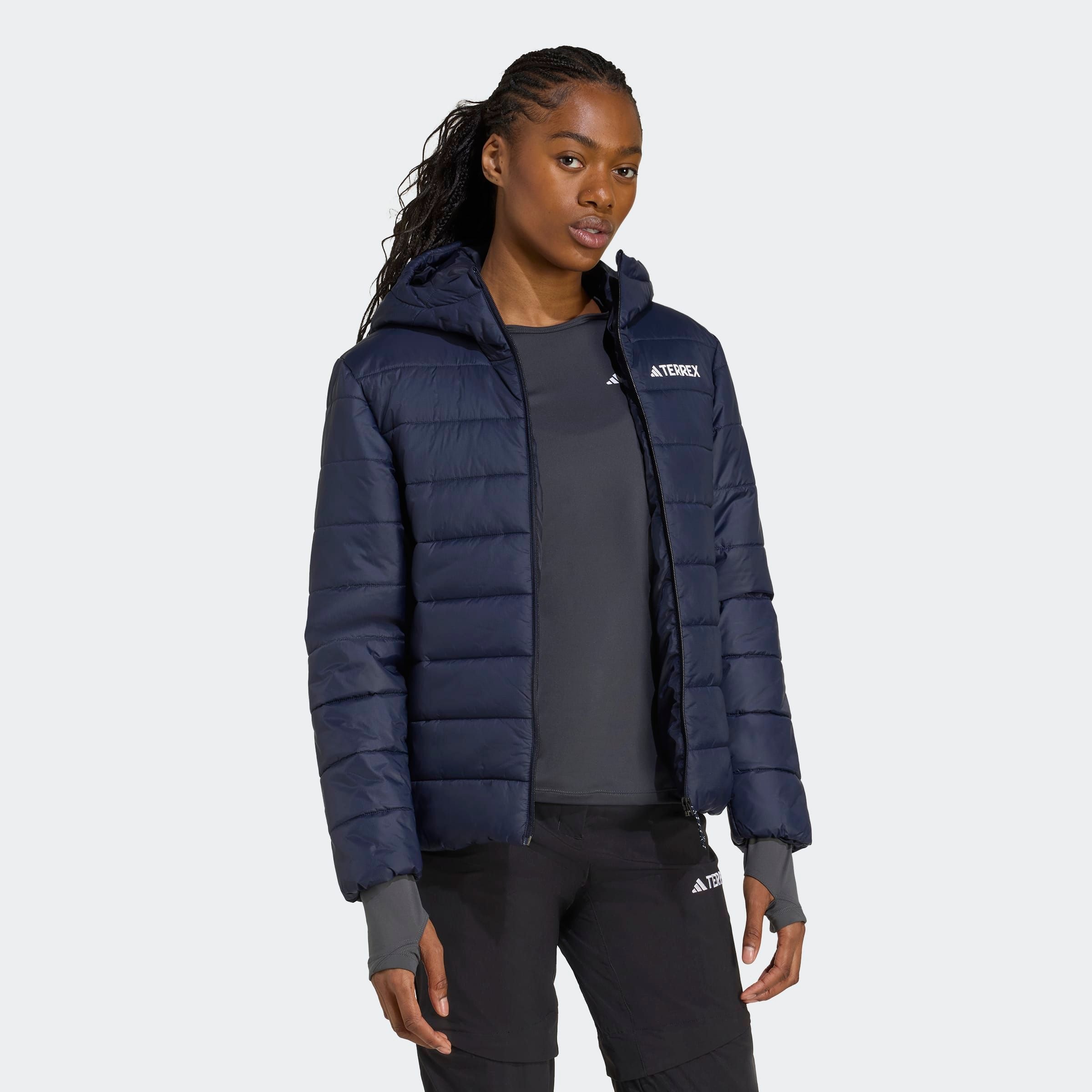 adidas TERREX Outdoorjacke »W MT ESS P HO J« mit Kapuze wärmend durch Climawarm Technologie, mit Kapuze