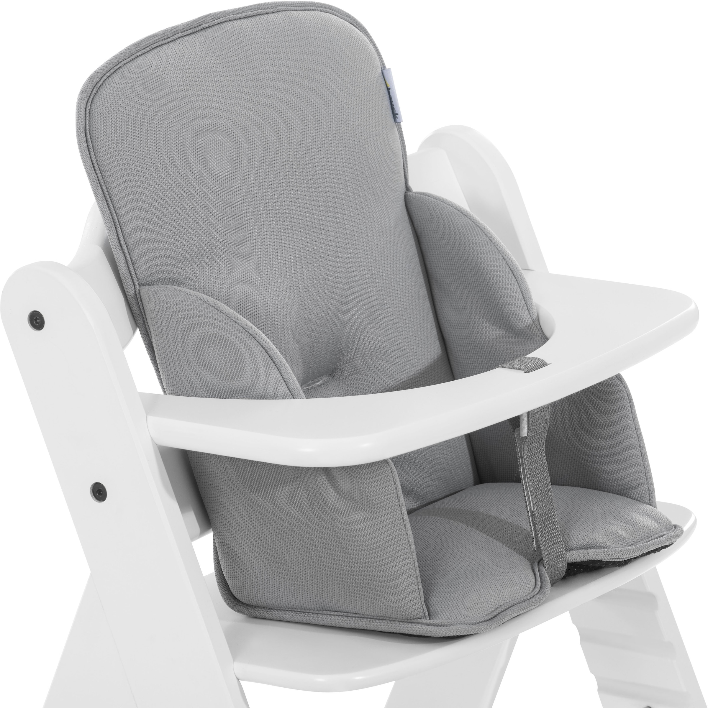Hauck Sitzverkleinerer »Alpha Cosy Comfort, stretch grey« für den ALPHA+ Holzhochstuhl