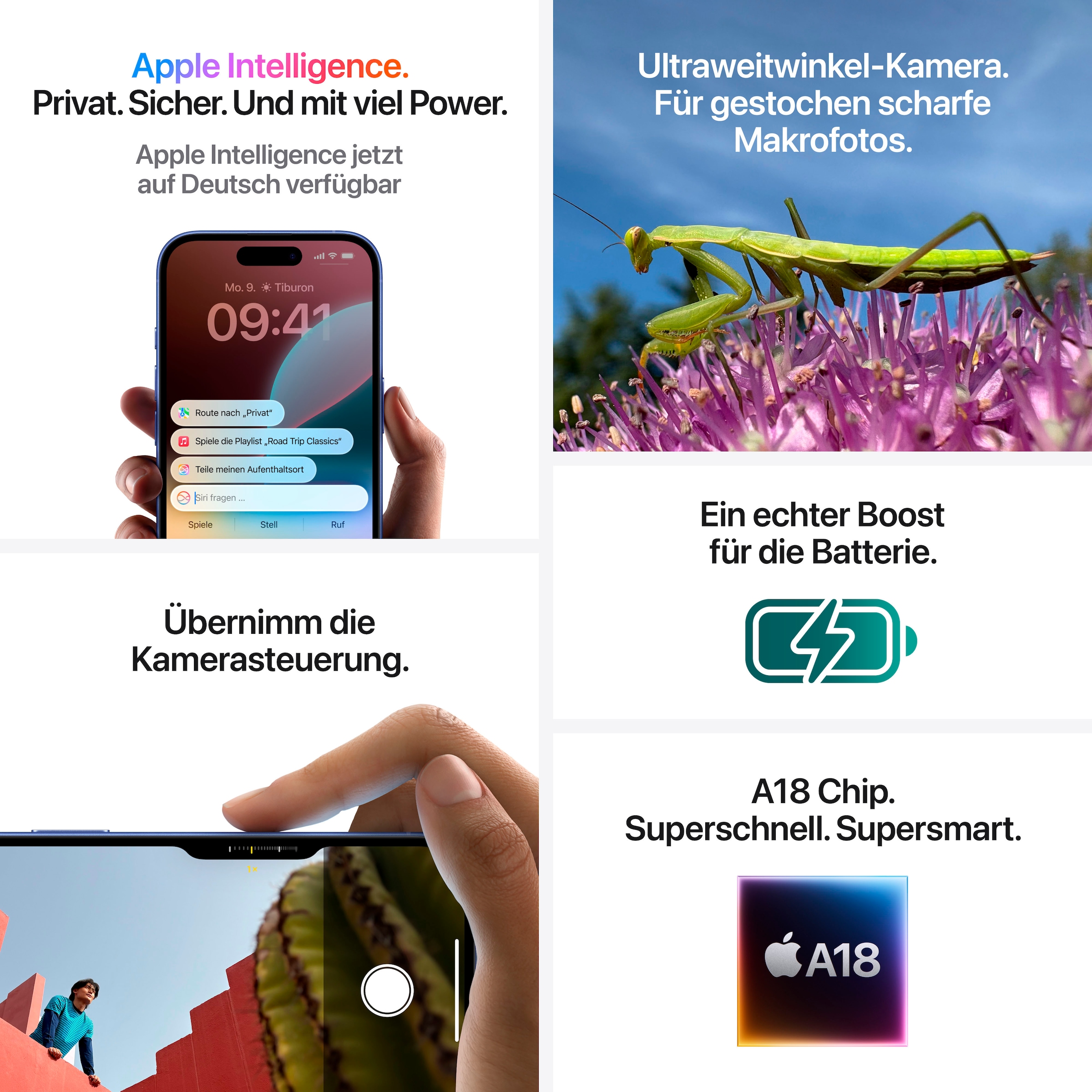 Apple Smartphone »iPhone 16« Weiss
