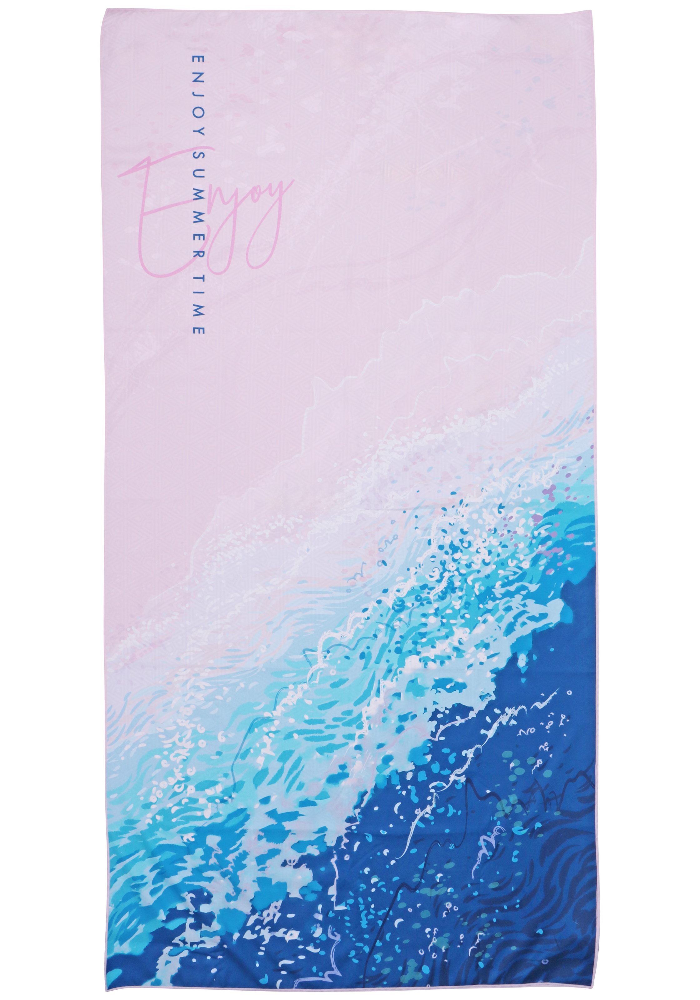 Capelli New York Serviette de plage schnelltrocknend, inkl. praktischer Tasche