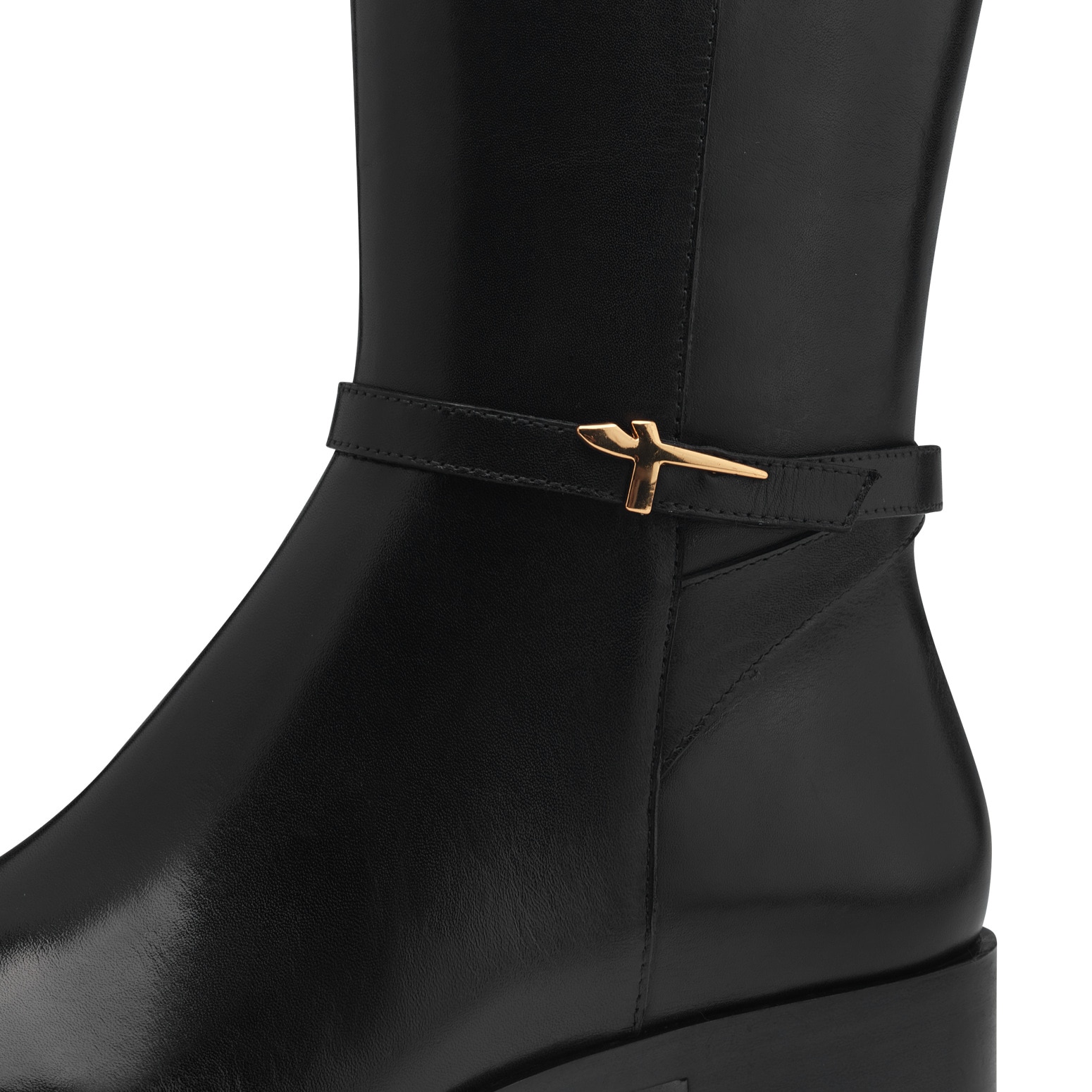 Tamaris Bottes  talon bloc, bottes hautes avec élément logo en T