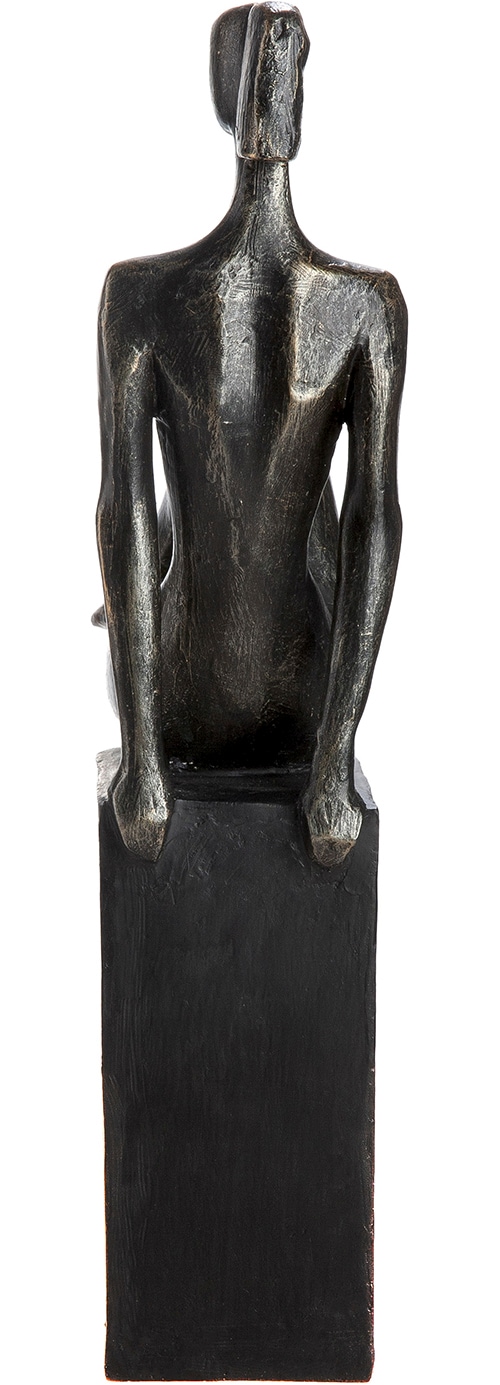 GILDE Skulptur »Skulptur Frau Eleganz bronzefarben« Anmut graziös dekorativ Wohnambiente Geschenkidee