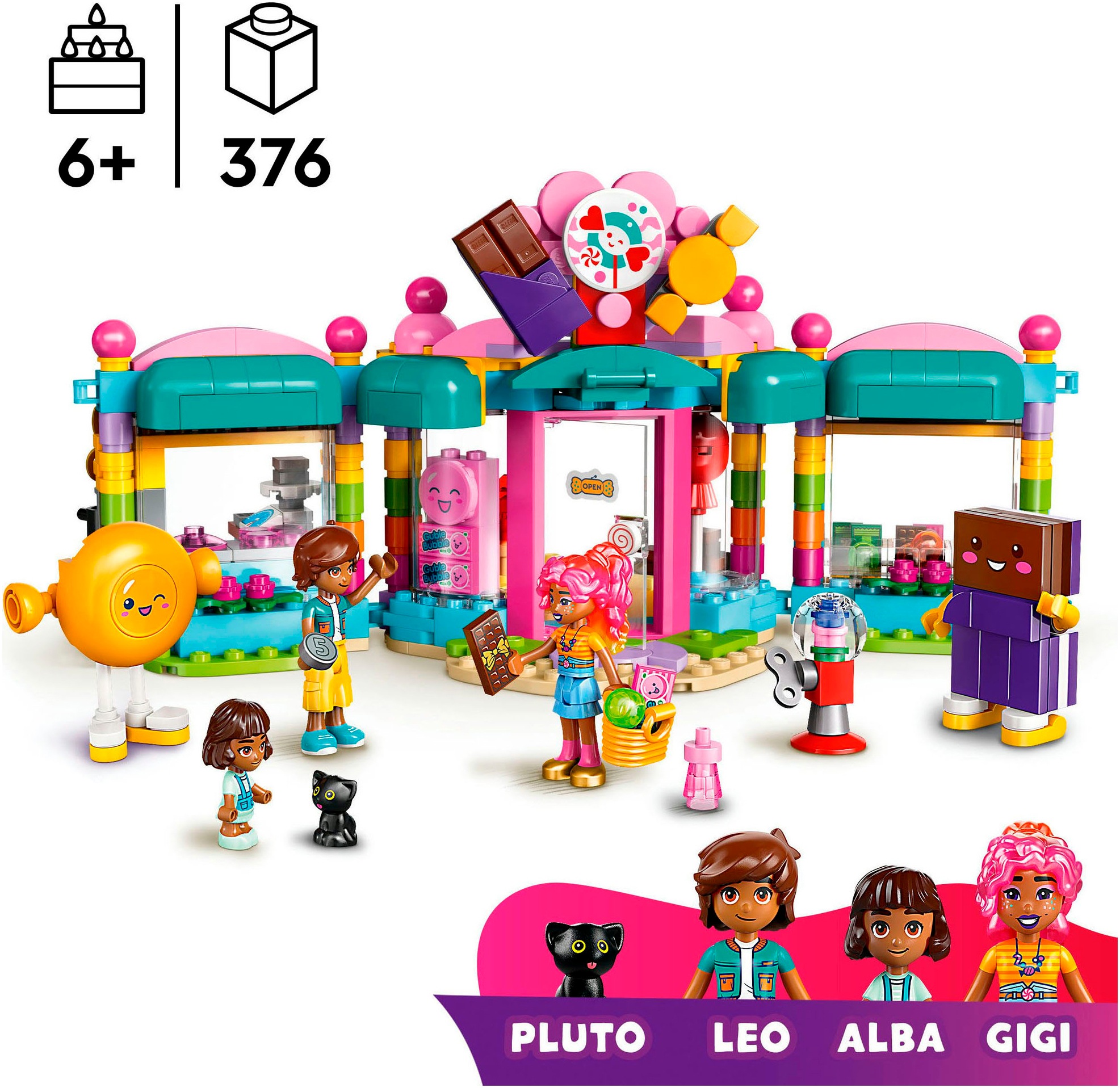 LEGO® Pions de construction »Heartlake City Süsswarenladen (42649), LEGO Friends« Made in Europe
