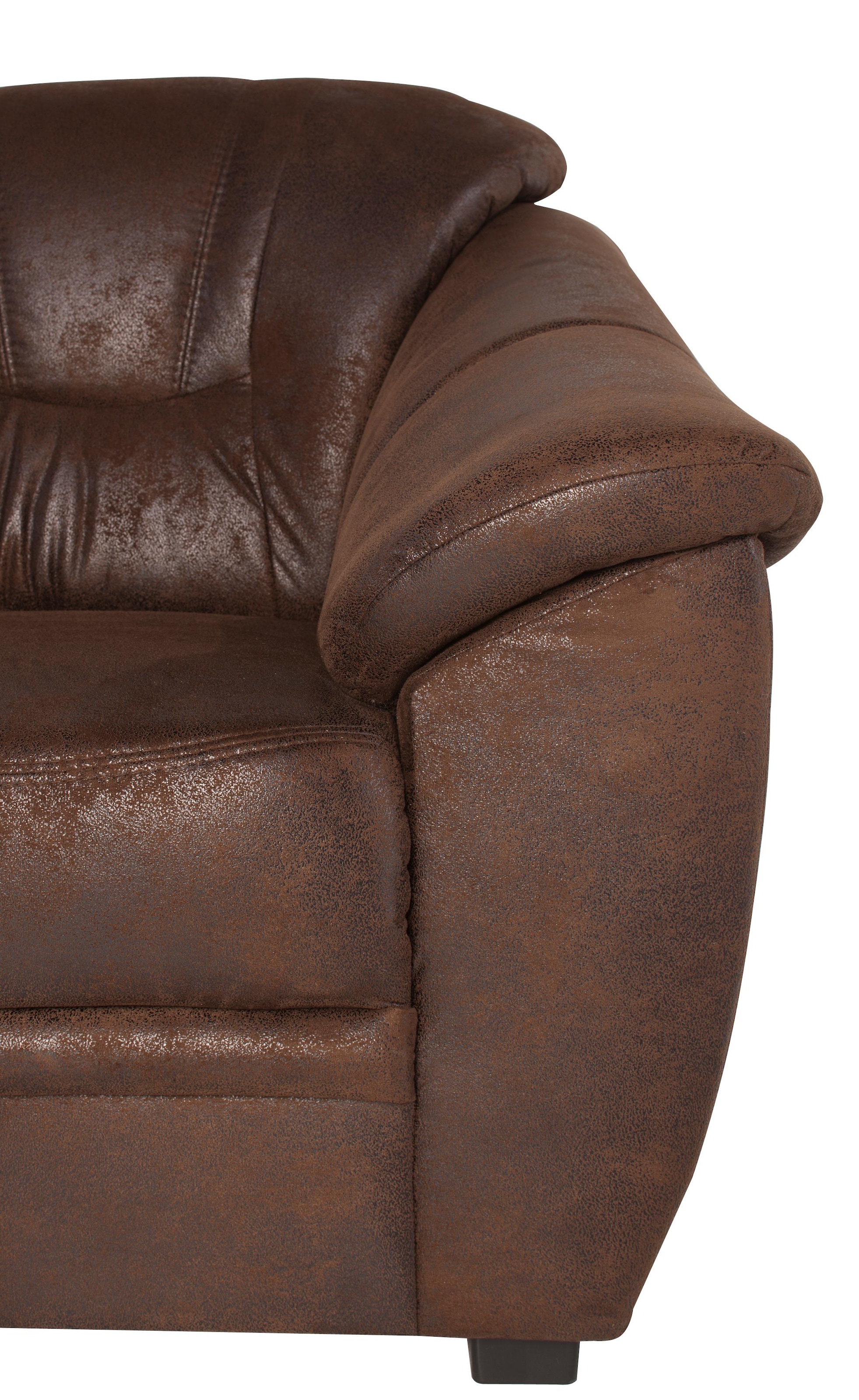 Home affaire Canapé d'angle »Savona L-Form, B: 262 cm« mit Federkern