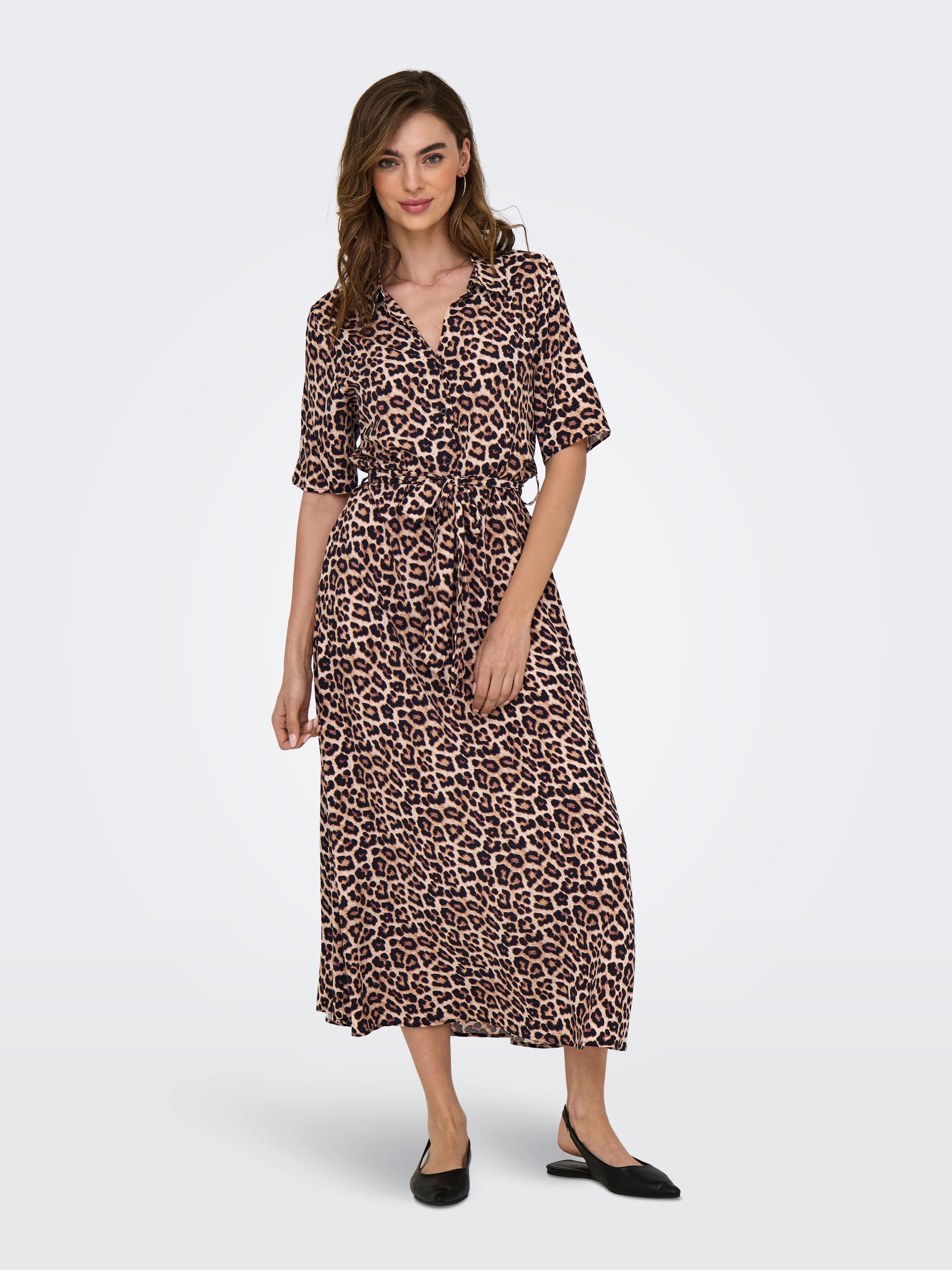 JDY Hemdblusenkleid »JDYSTARSEZEN LIFE 2/4 MIDIDRESS WVN NOOS« Sommerkleid