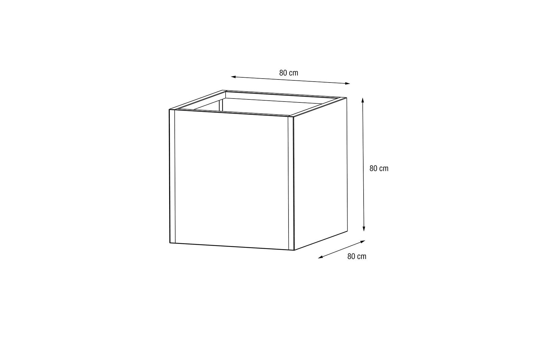Herstera Garden Pflanzkübel »Metall Würfel«
