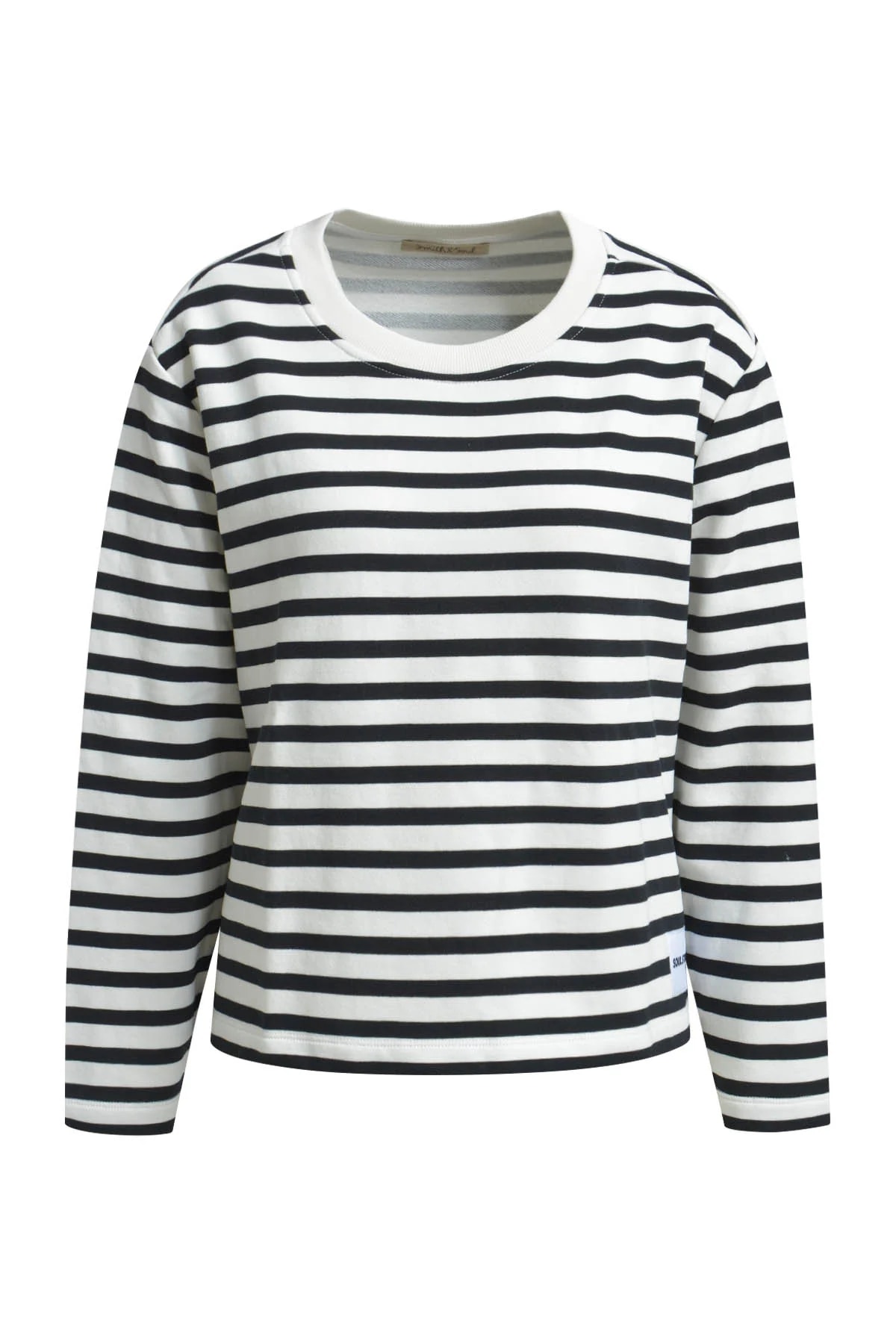 Smith & Soul Sweatshirt , mit Label-Aufnäher, Rundhals
