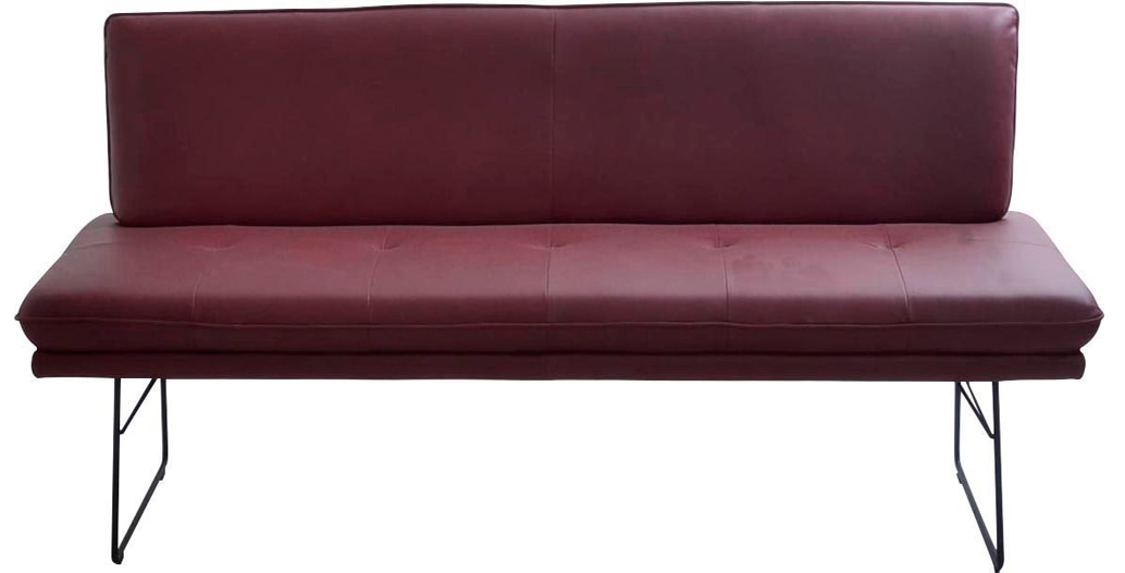 K+W Komfort & Wohnen Banc rembourré 1 cuis tlg. Banc rembourré en forme de coussin pointu, matelassage d'assise, disponible en 2 tailles