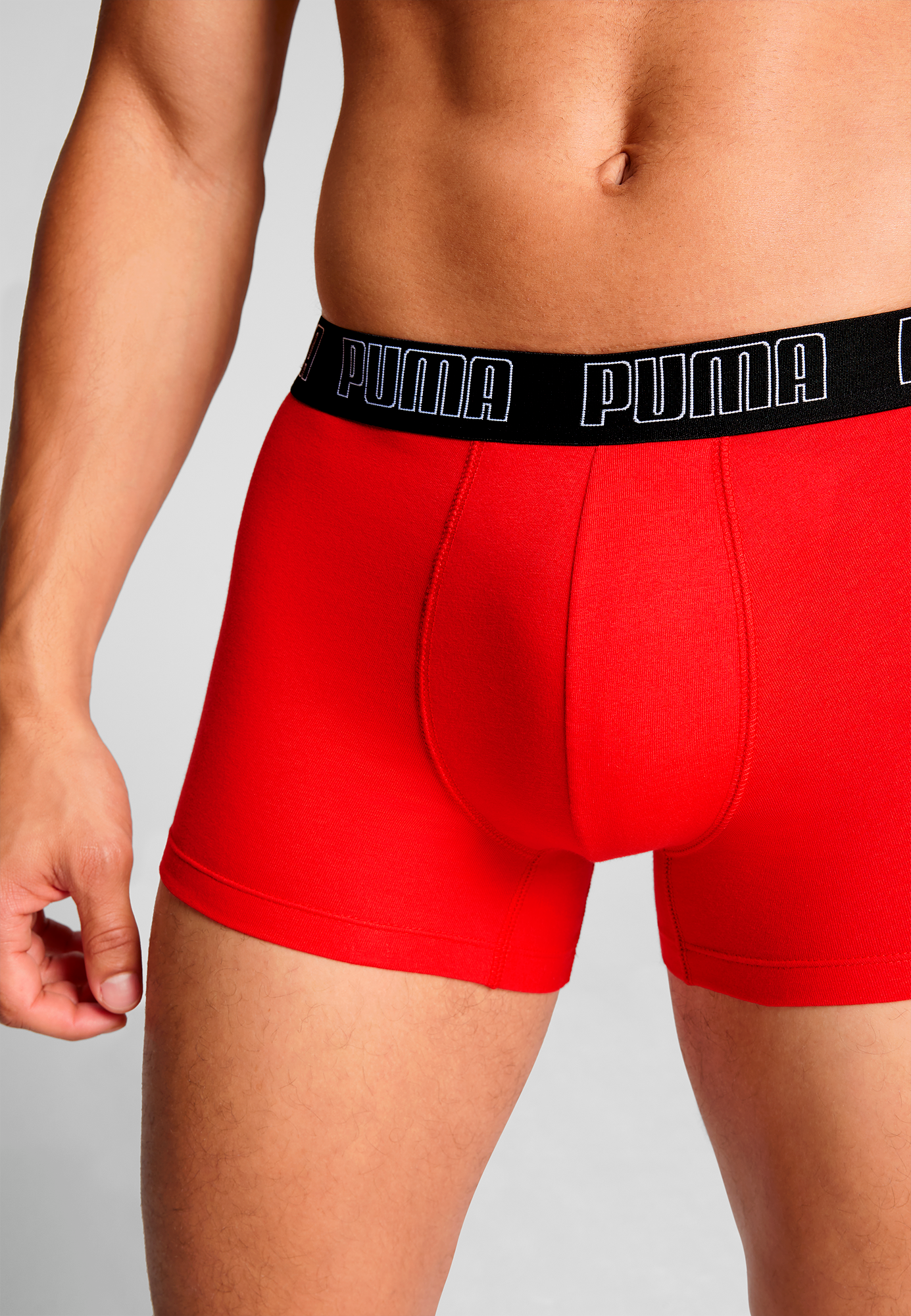 PUMA Tronc »PUMA MEN EVERYDAY TRUNKS 2P« Packung, 2er Pack,  mit Logobund